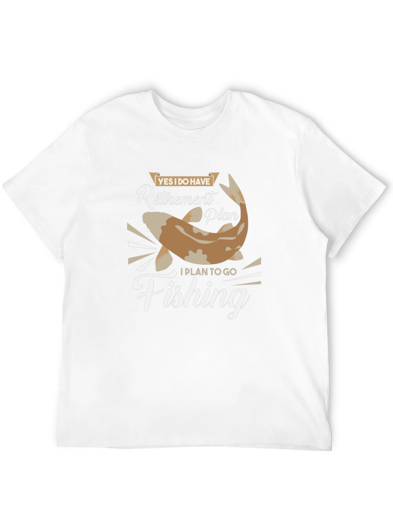 Retirement Plan Fishing T-Shirt