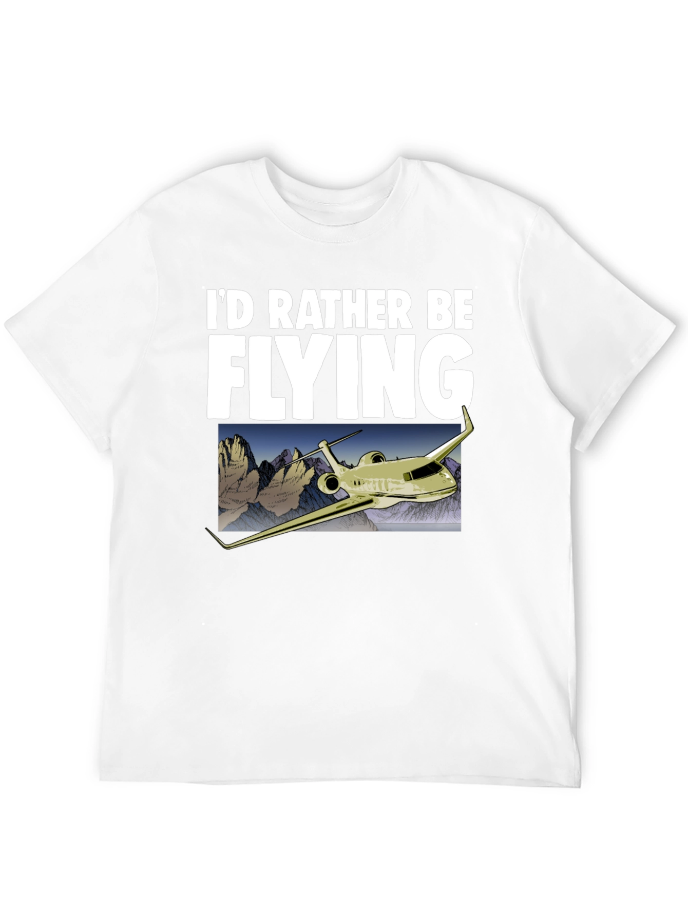 Id Rather Be Flying T-Shirt