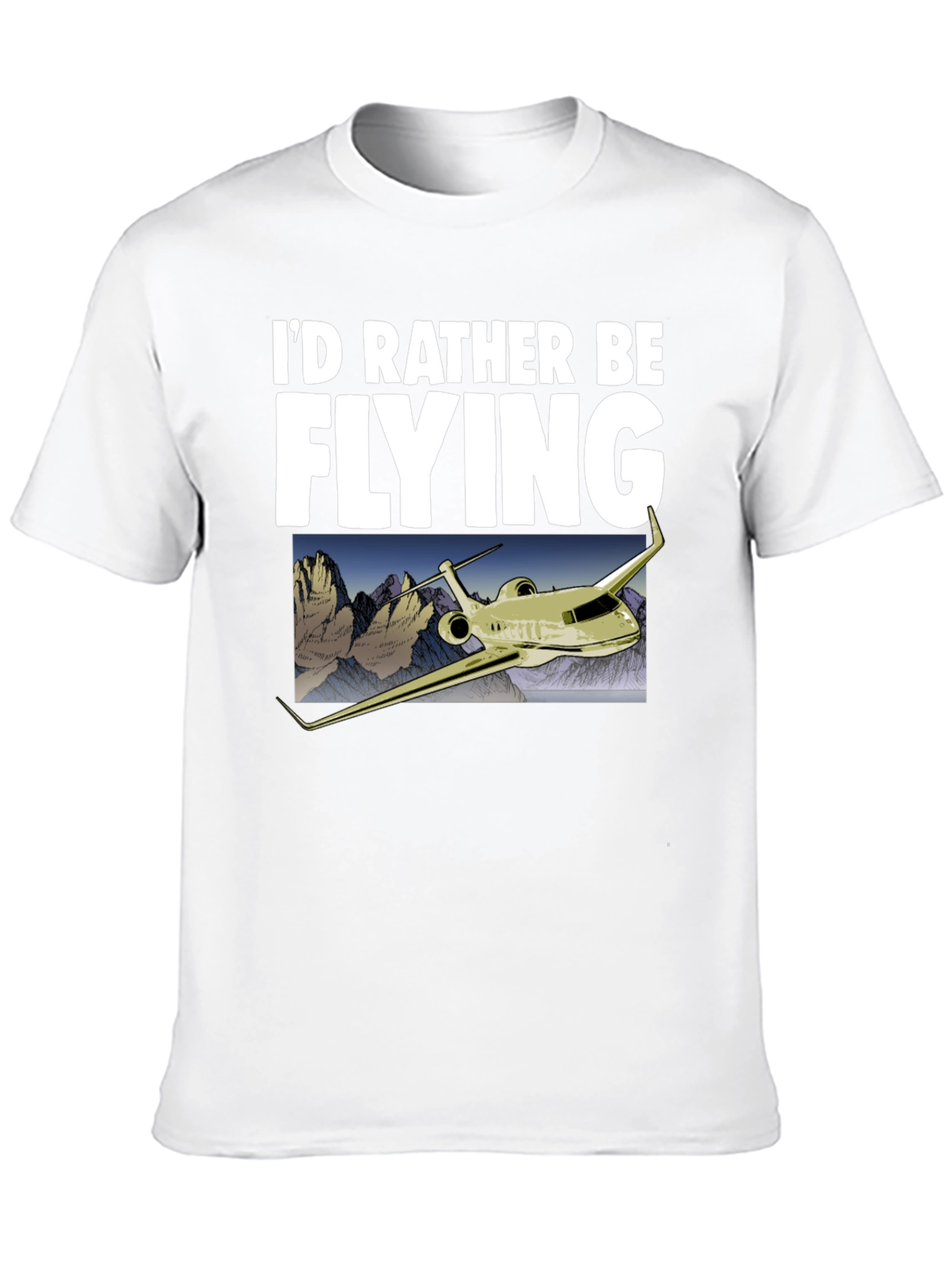 Id Rather Be Flying T-Shirt