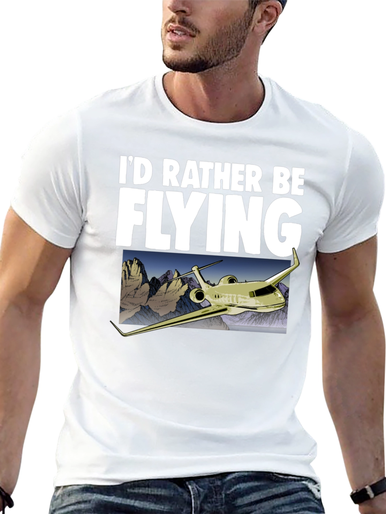Id Rather Be Flying T-Shirt