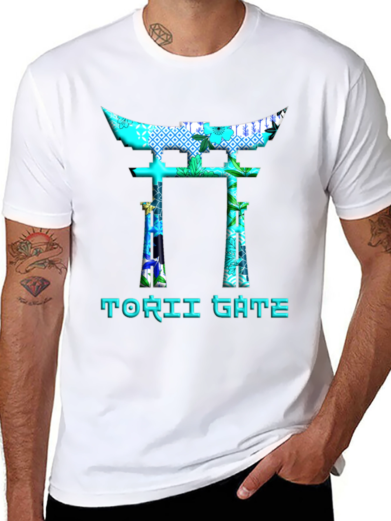Torii Gate Graphic Tee - Japanese Style
