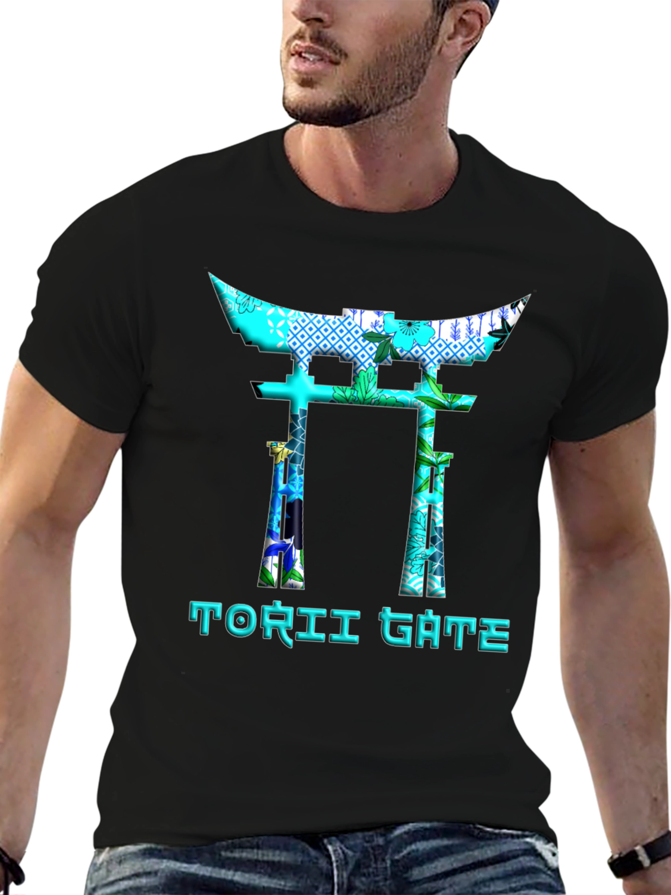 Torii Gate Graphic Tee - Japanese Style