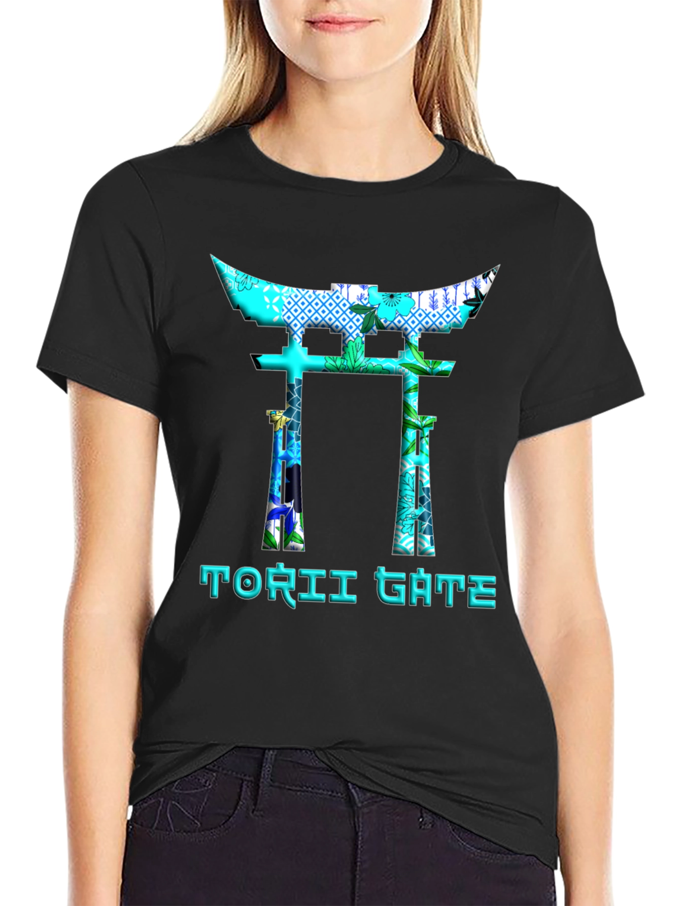 Torii Gate Graphic Tee - Japanese Style