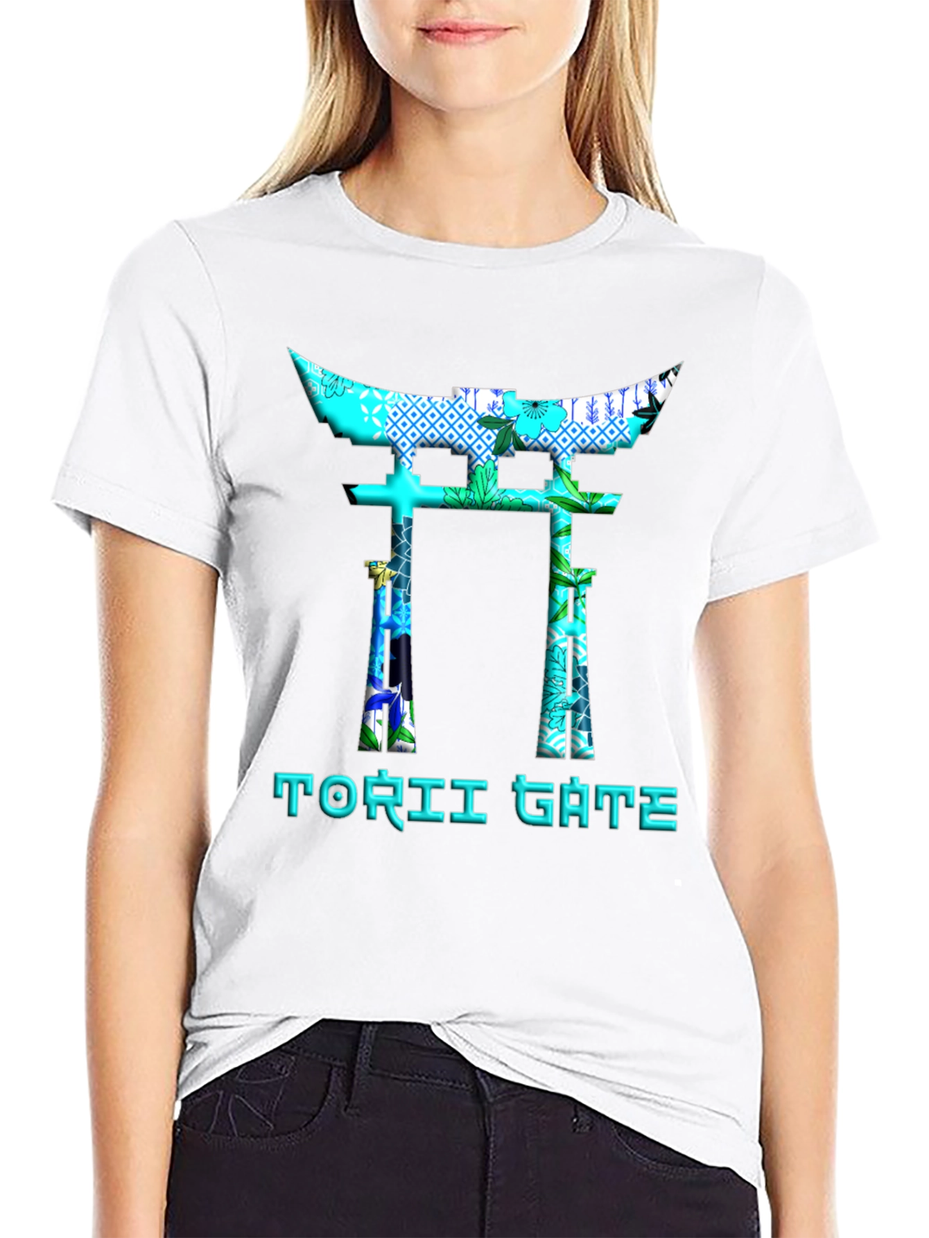 Torii Gate Graphic Tee - Japanese Style