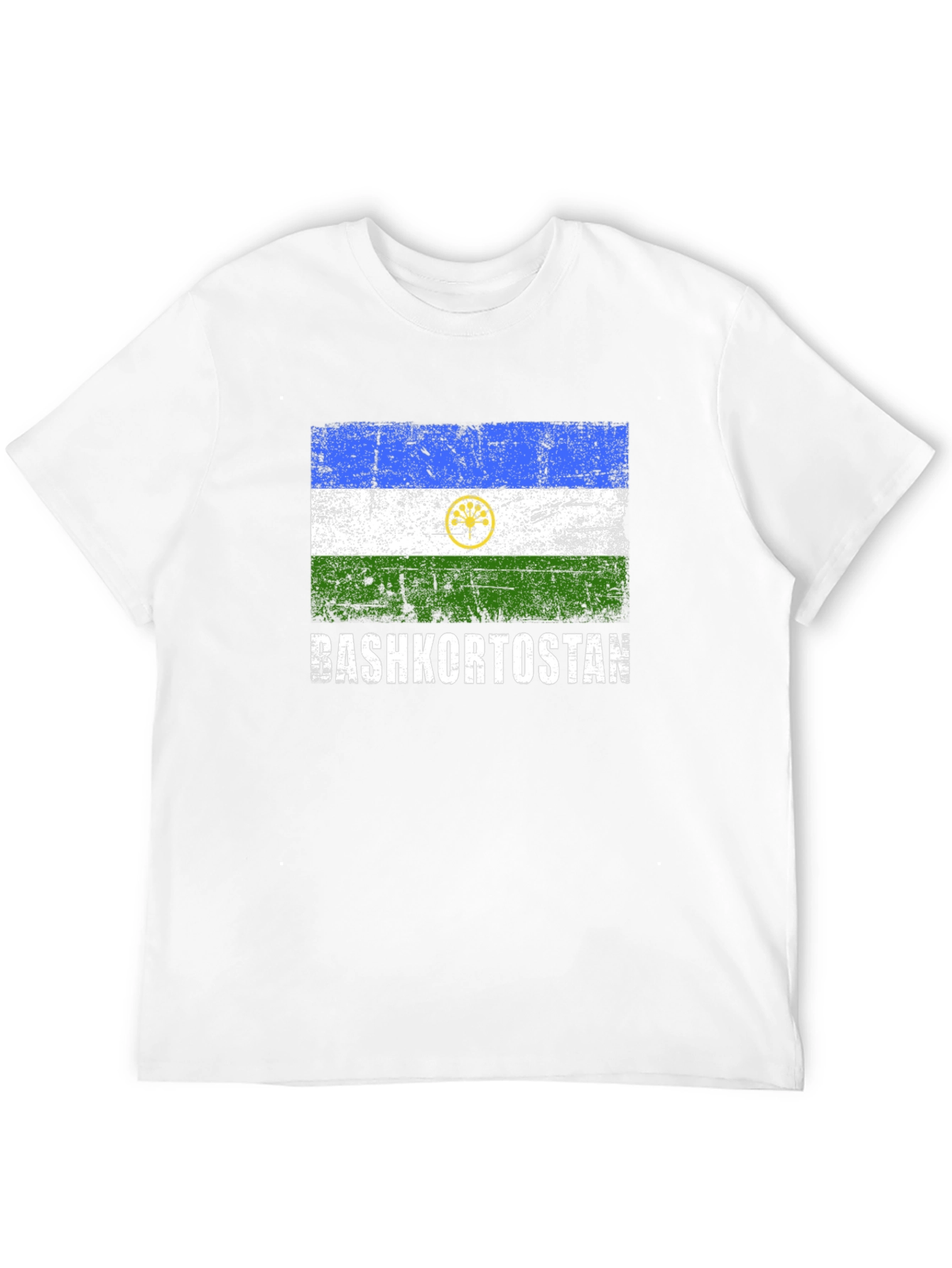 Bashkortostan Flag T-Shirt - Distressed Design