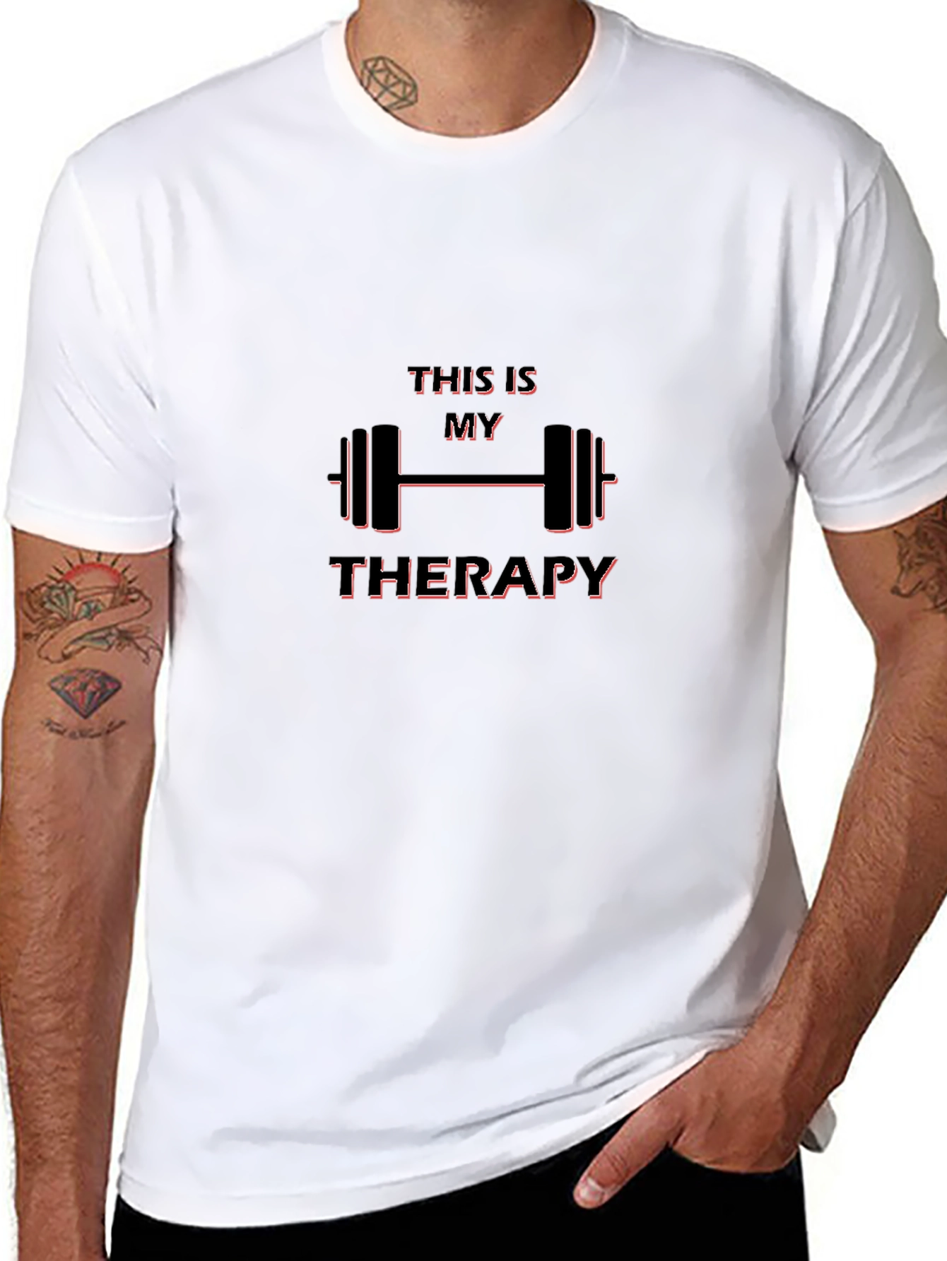 Workout Therapy T-Shirt - Gym Motivation Tee