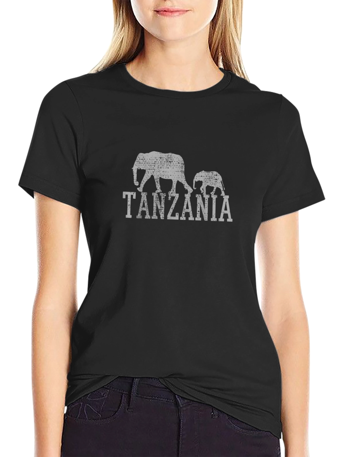 Tanzania Elephant Graphic T-Shirt