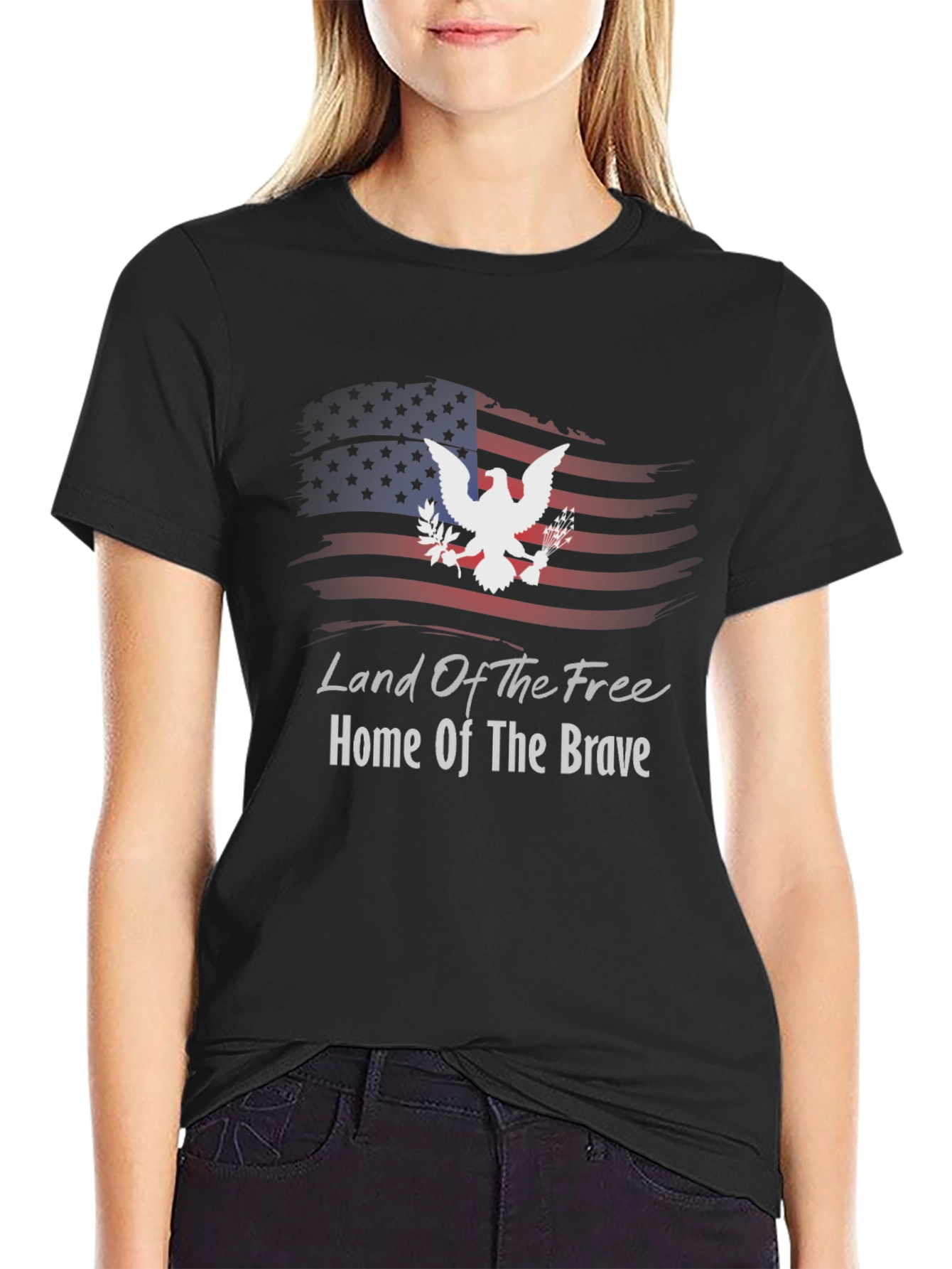 Land of the Free Patriotic T-Shirt