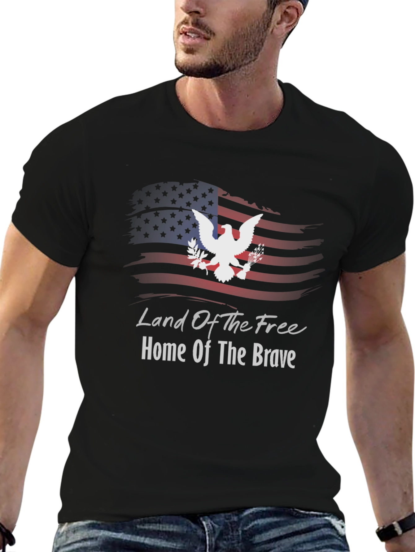 Land of the Free Patriotic T-Shirt