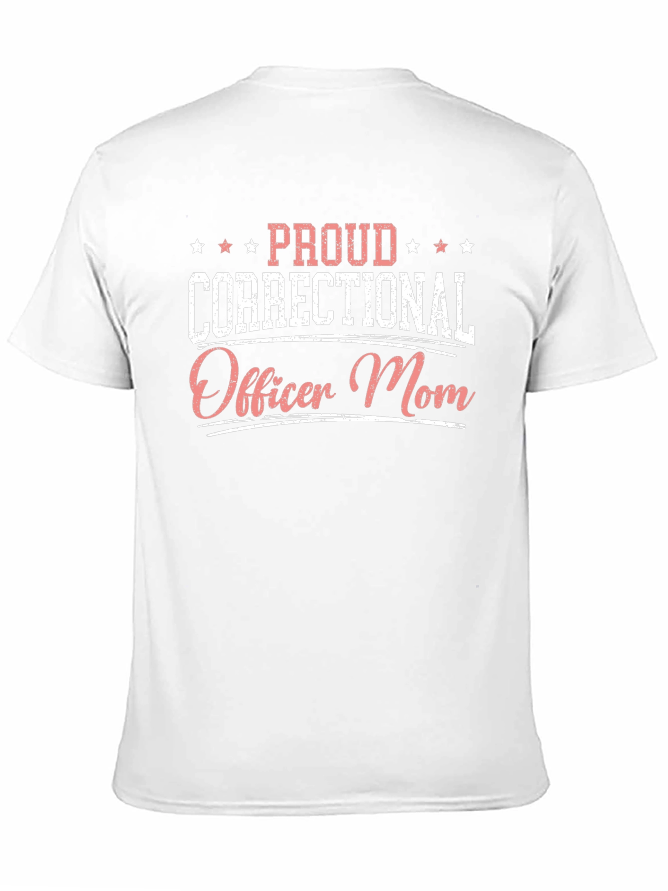 Proud Correctional Officer Mom Graphic T-Shirt