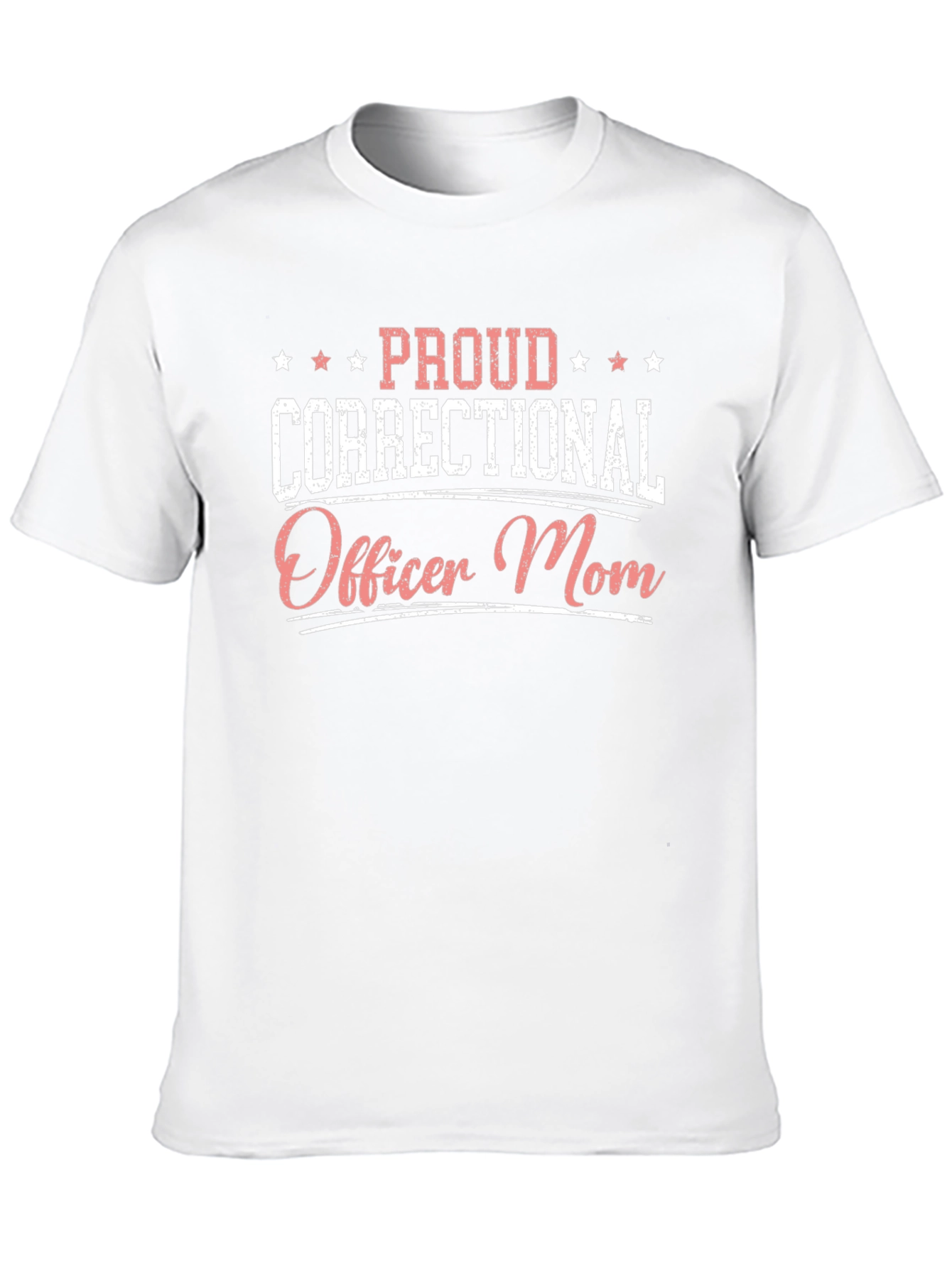 Proud Correctional Officer Mom Graphic T-Shirt