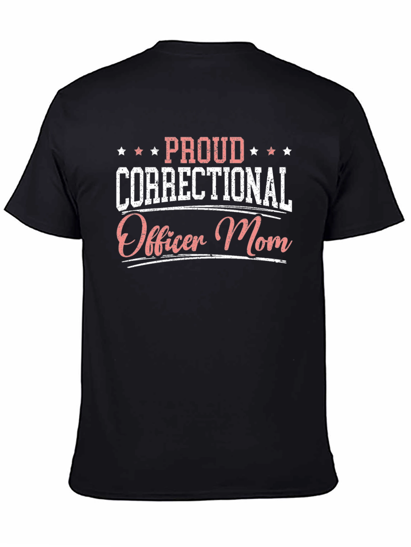 Proud Correctional Officer Mom Graphic T-Shirt