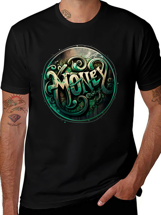 Money Graphic Tee - Bold & Stylish Black T-Shirt