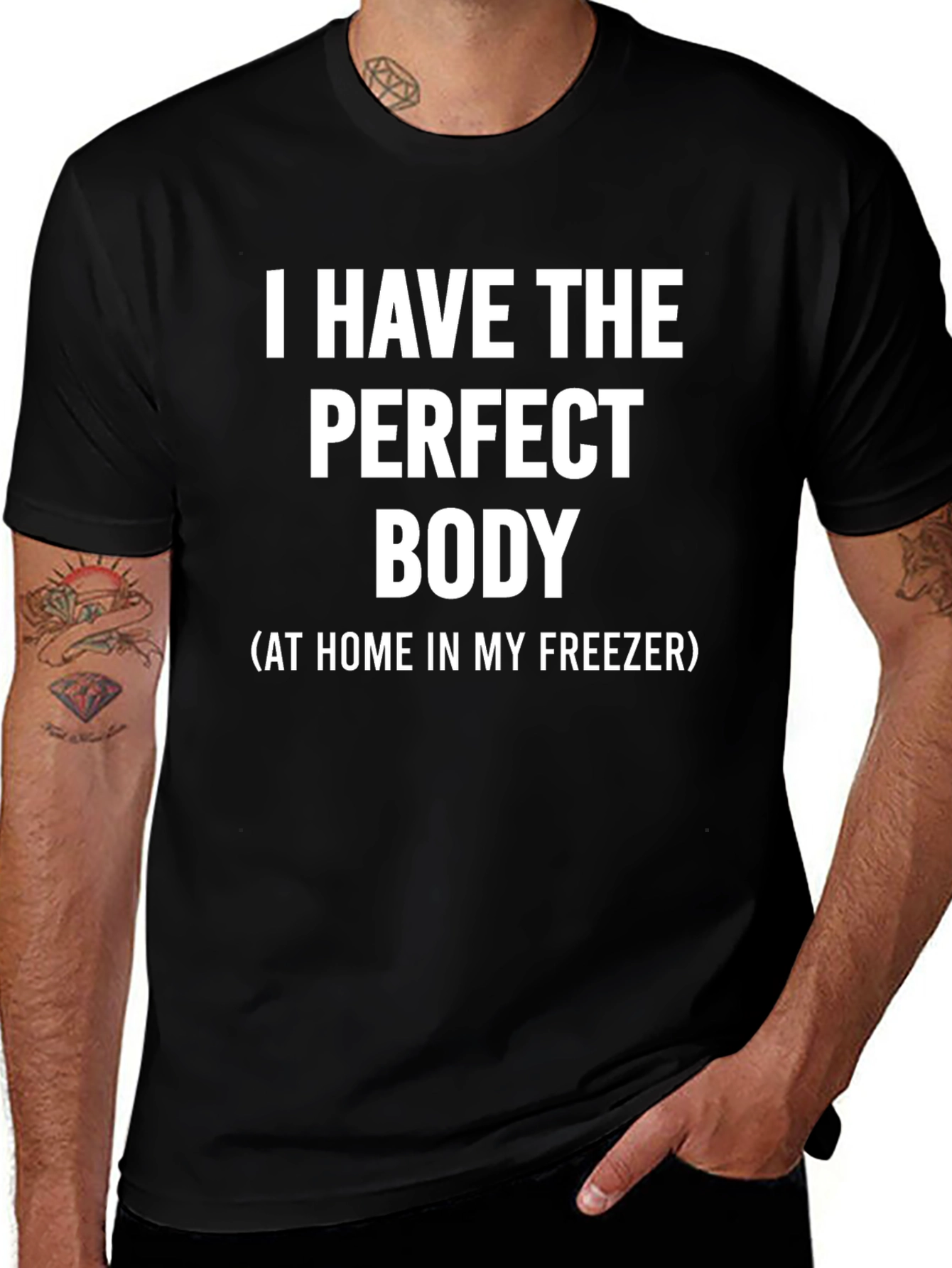 Funny Perfect Body T-Shirt - Freezer Humor