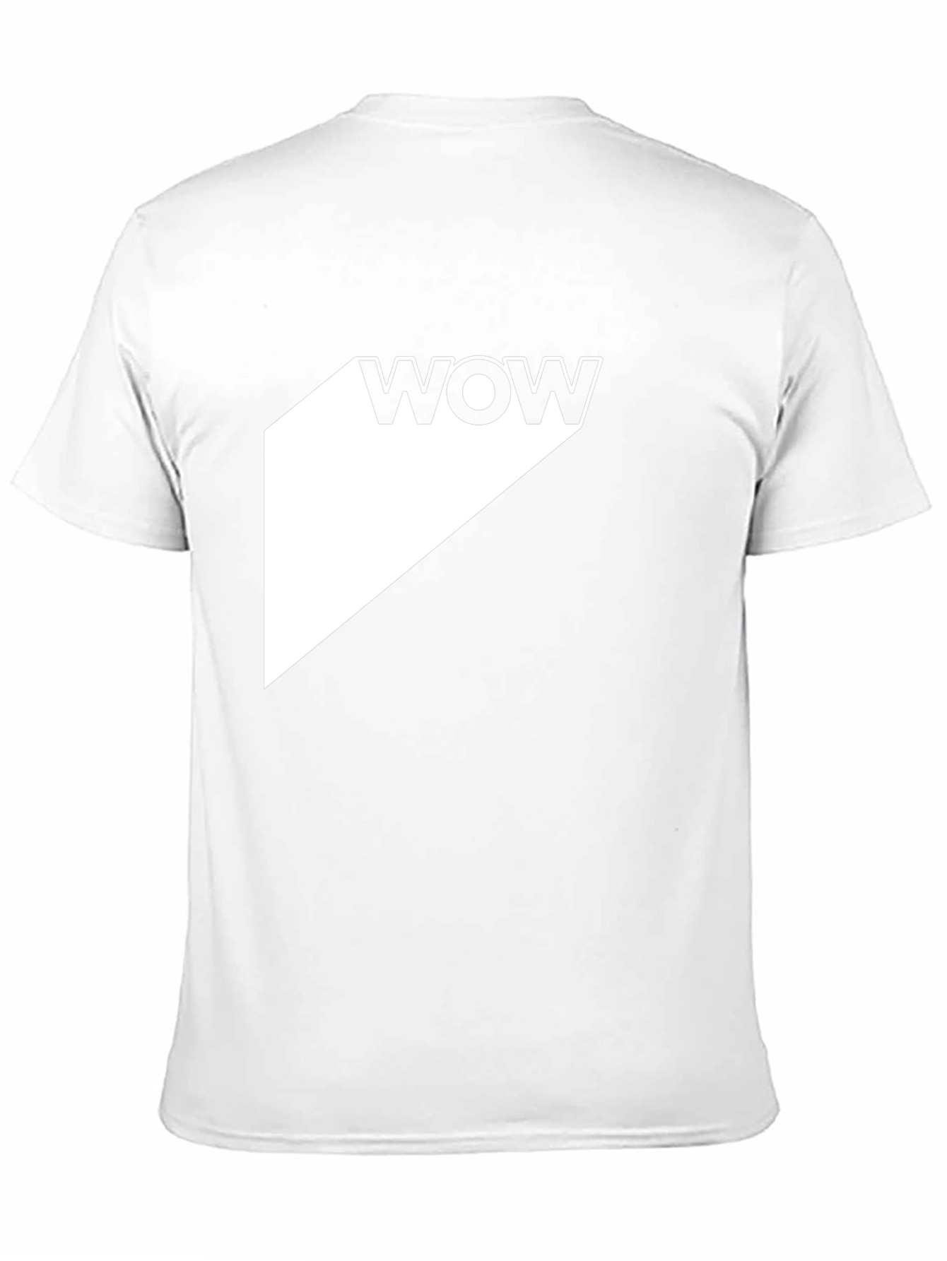 WOW Graphic Tee - Modern Black T-Shirt