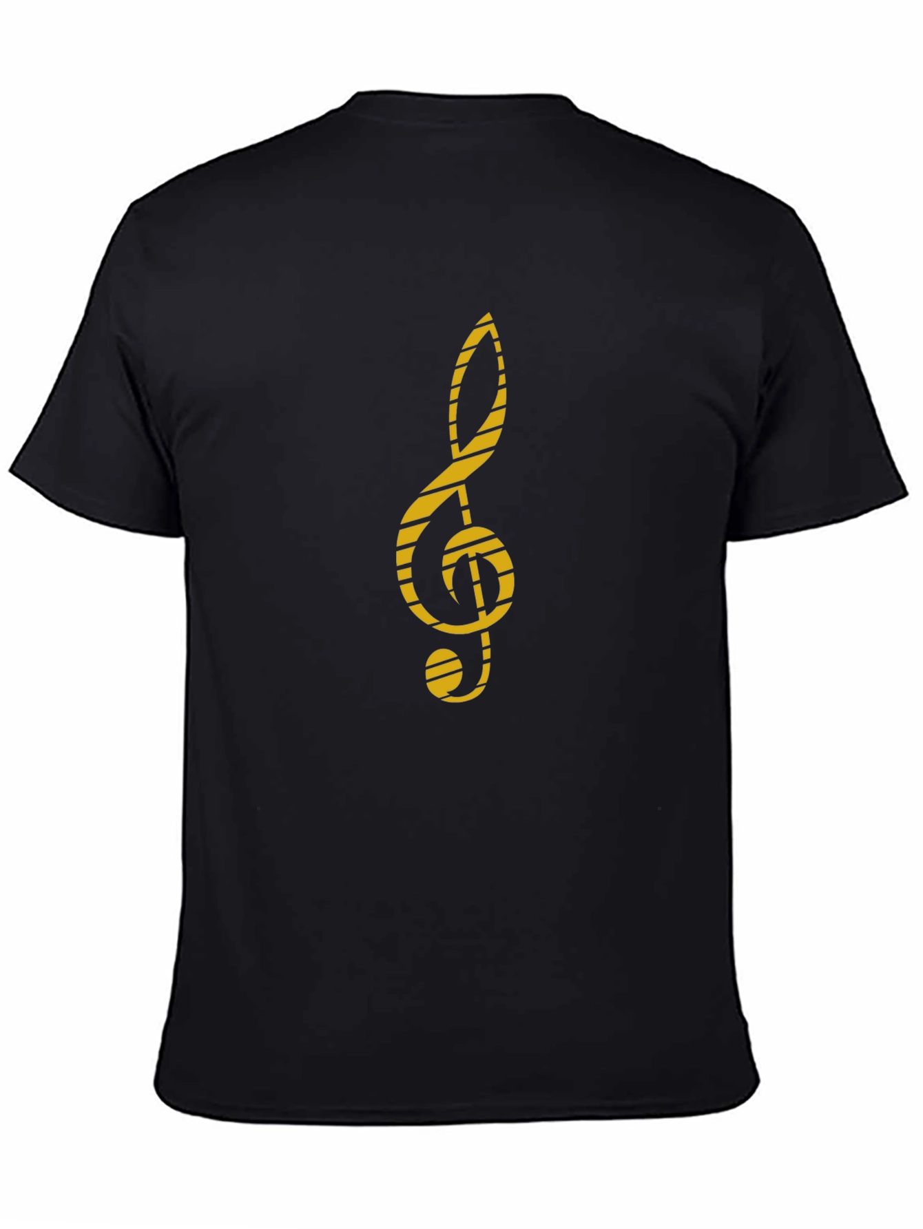Treble Clef Graphic Tee - Music Lovers Black T-Shirt