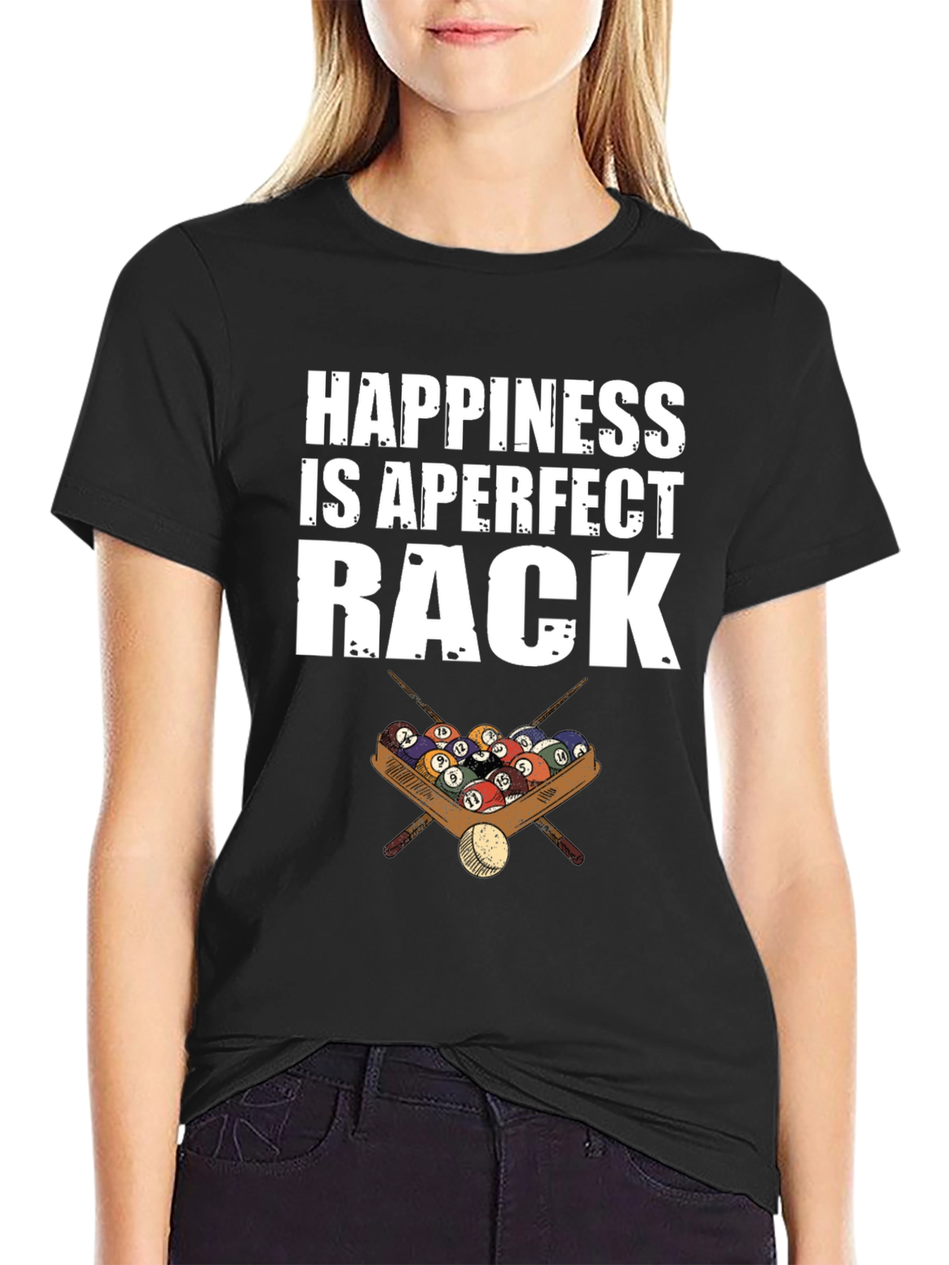 Happiness is A Perfect Rack Graphic Tee