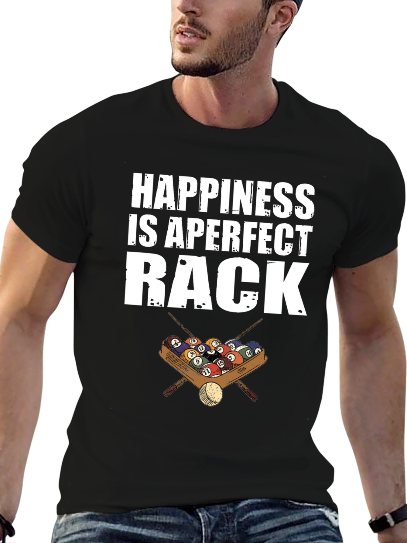 Happiness is A Perfect Rack Graphic Tee