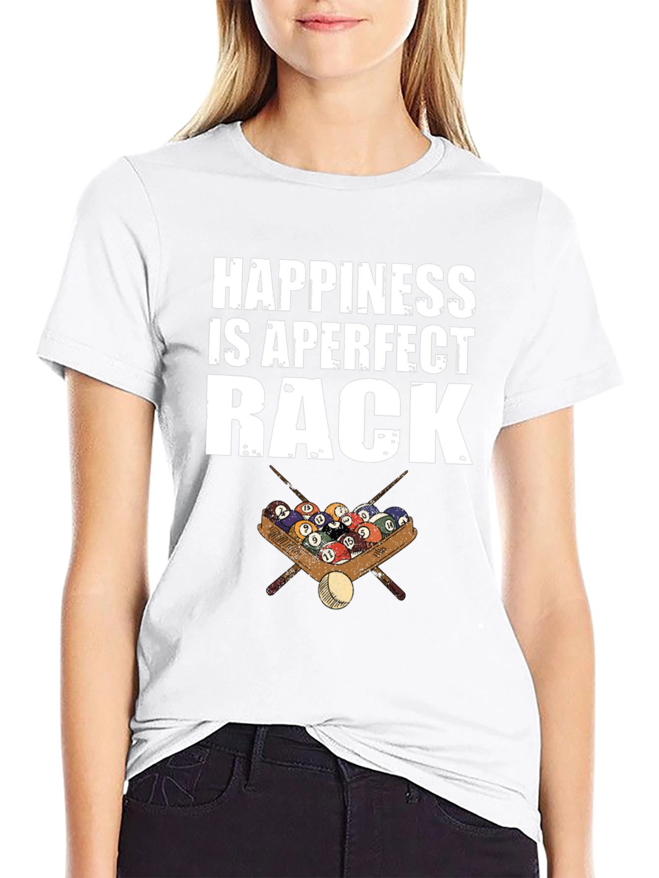 Happiness is A Perfect Rack Graphic Tee