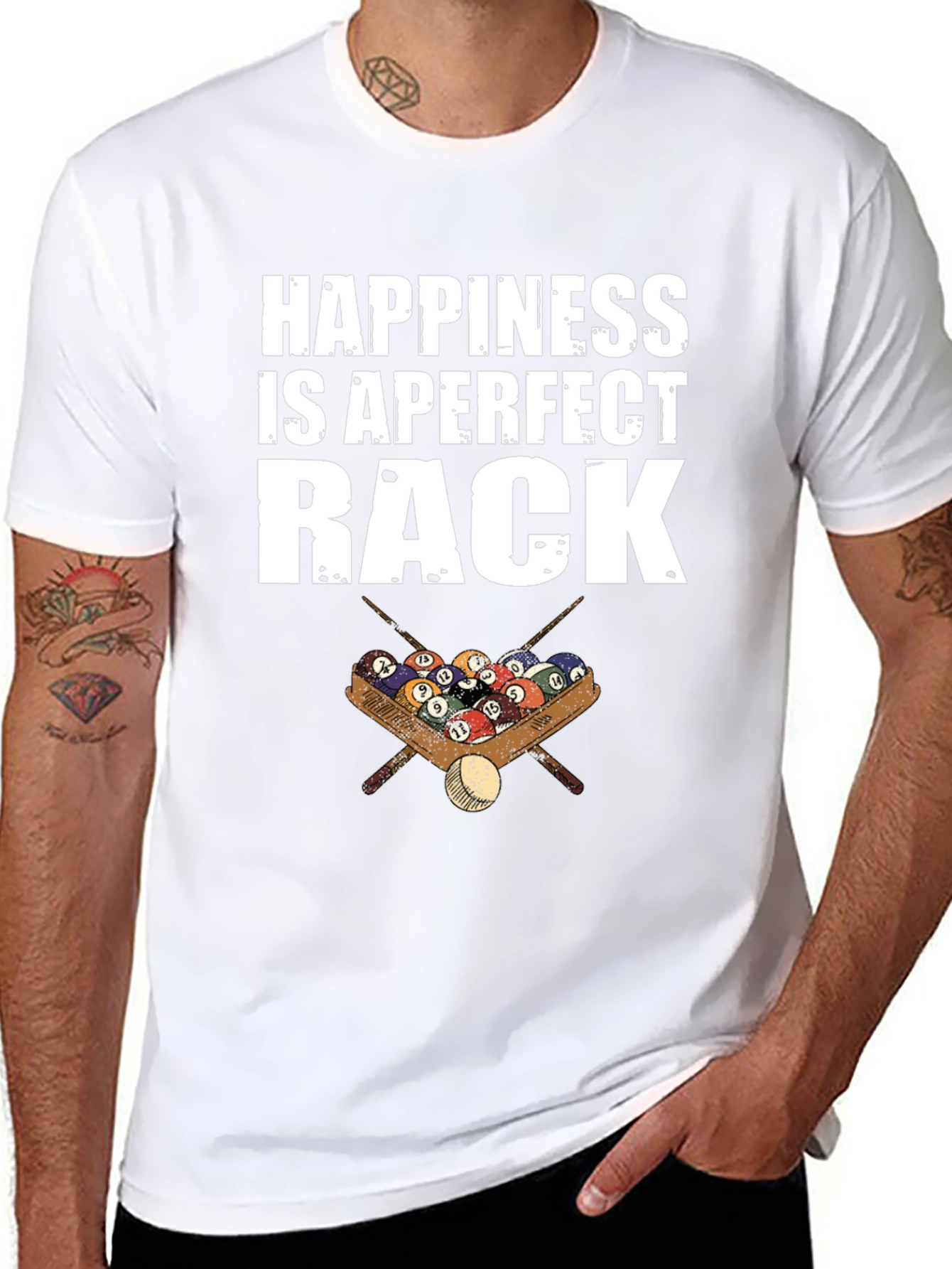 Happiness is A Perfect Rack Graphic Tee