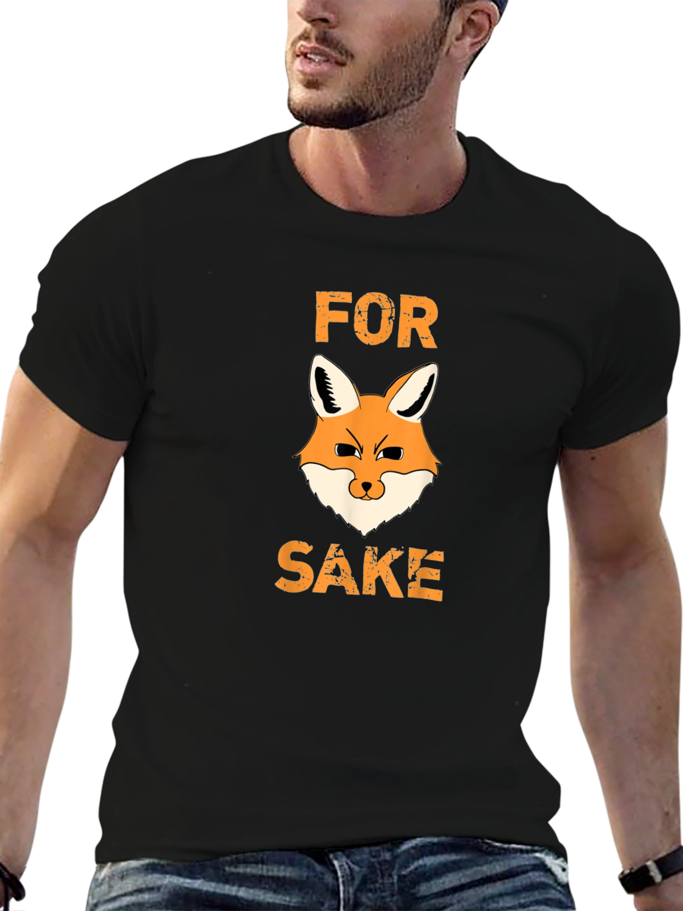 For Fox Sake T-Shirt - Funny Graphic Tee
