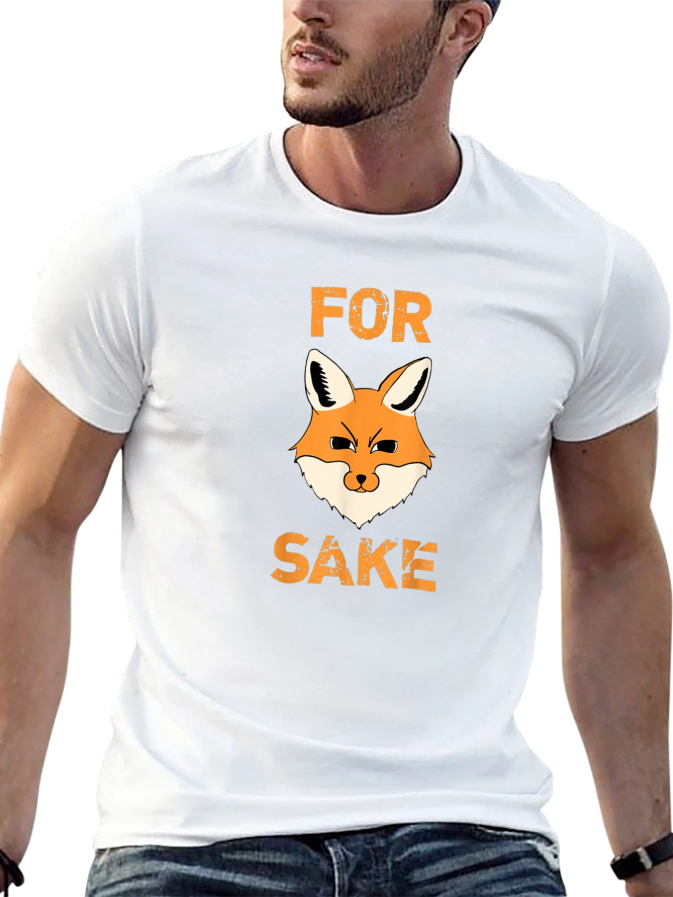 For Fox Sake T-Shirt - Funny Graphic Tee