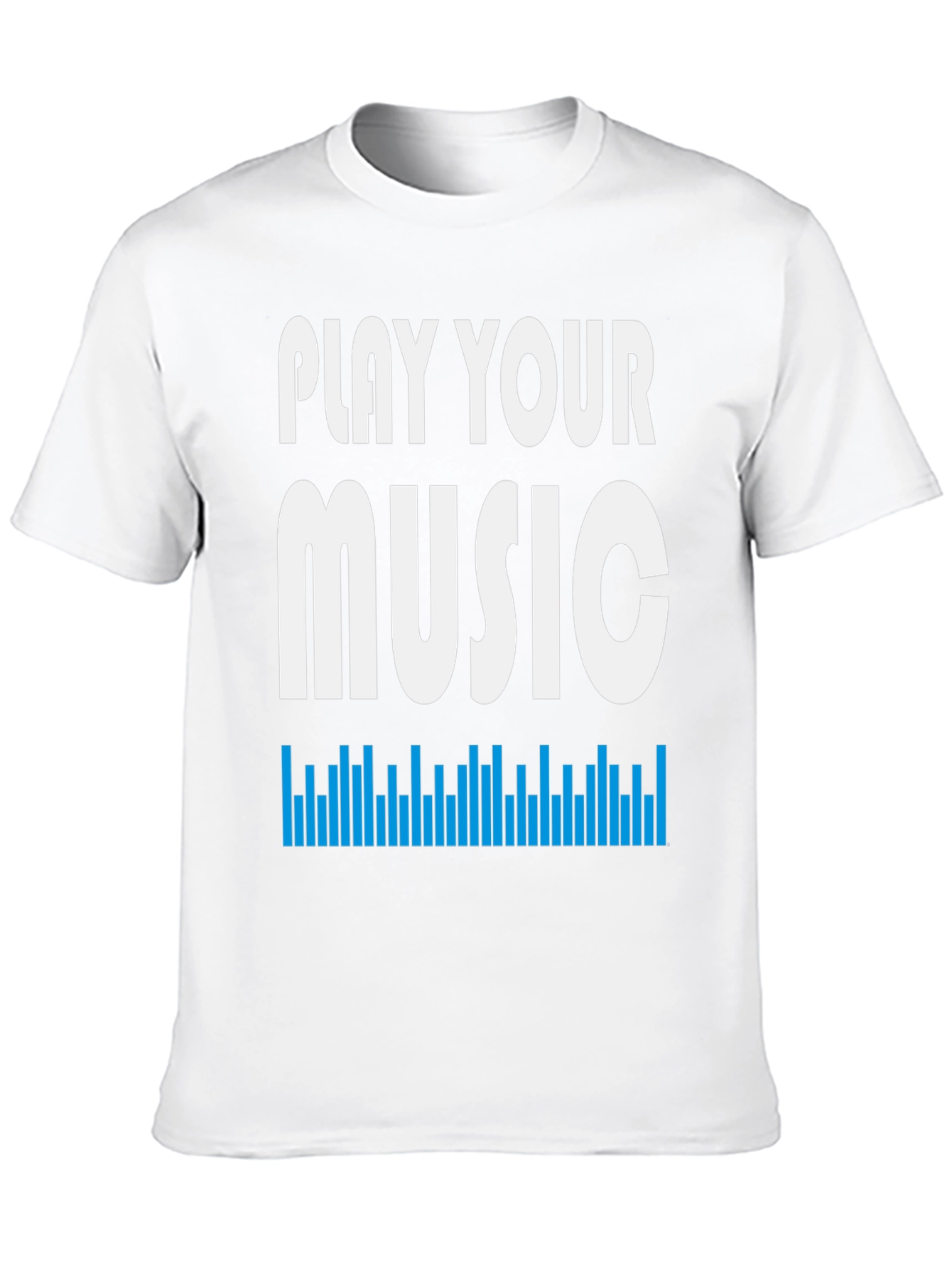 Play Your Music Graphic Tee - Stylish Black T-Shirt