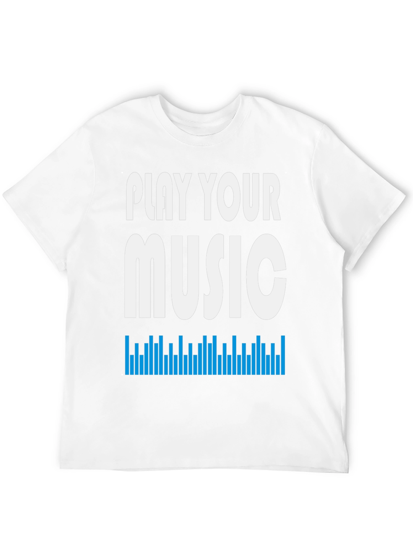 Play Your Music Graphic Tee - Stylish Black T-Shirt