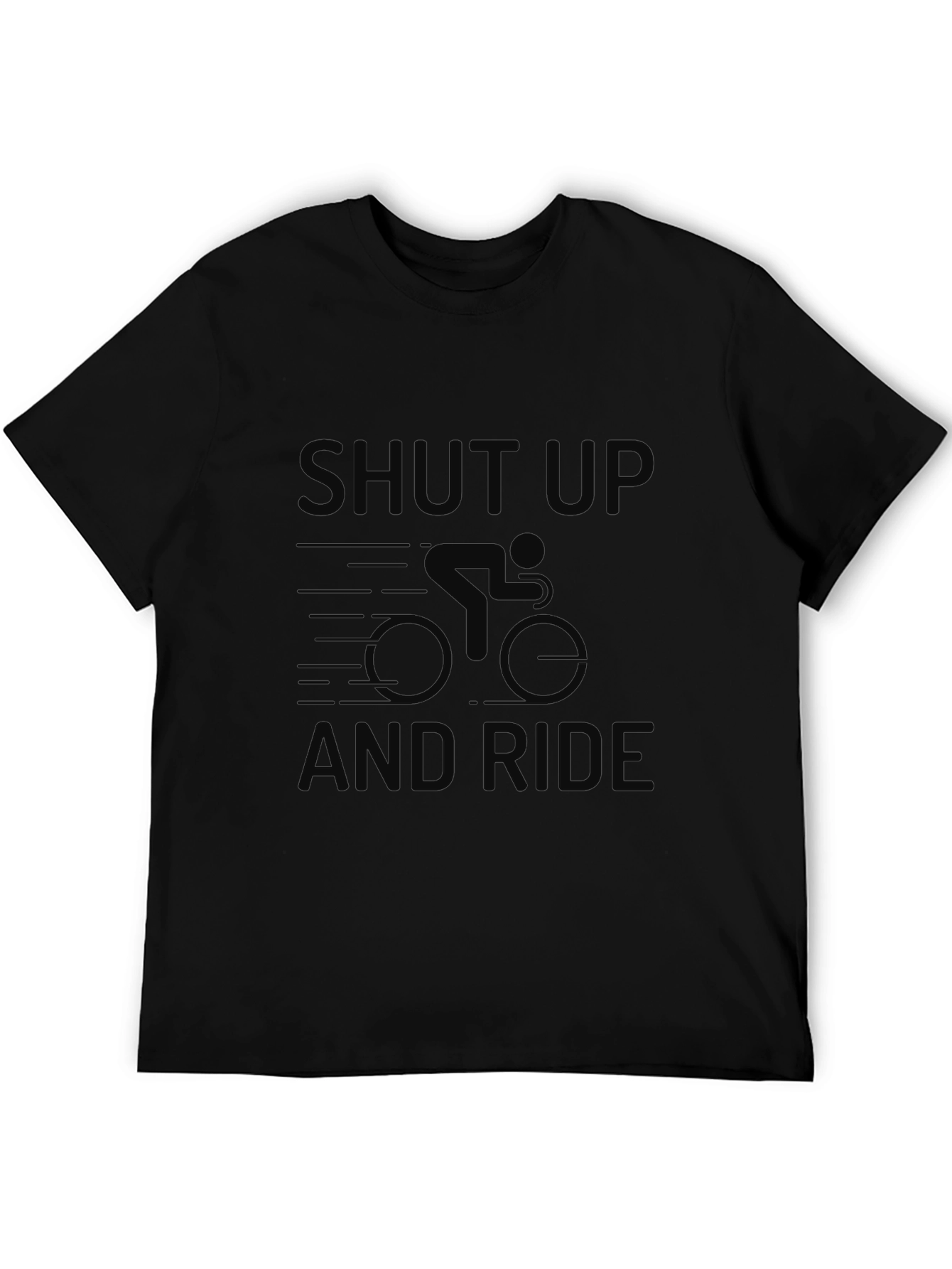 Shut Up and Ride T-Shirt - Cycling Enthusiast Tee