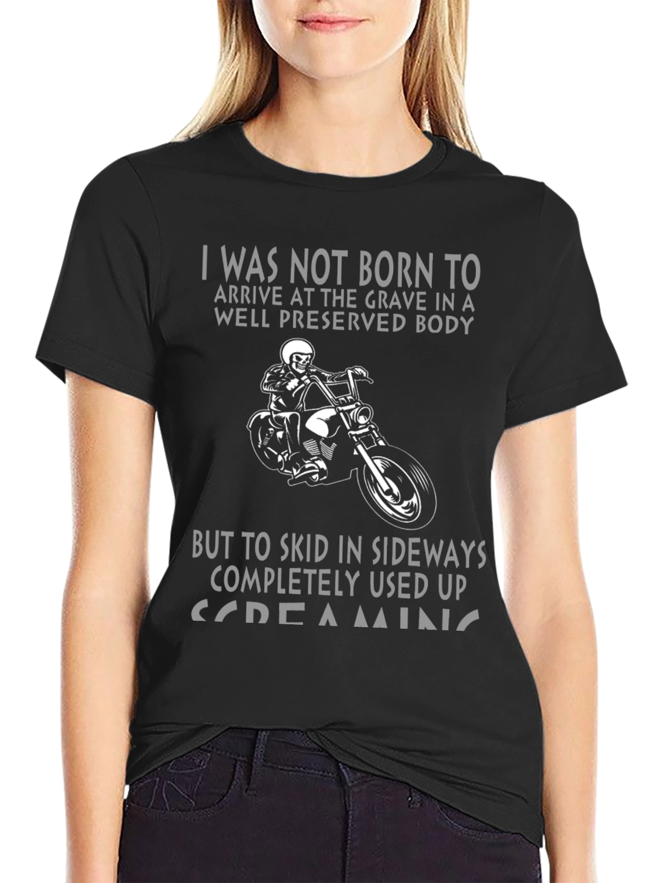 Motorcycle T-Shirt: Live to Ride