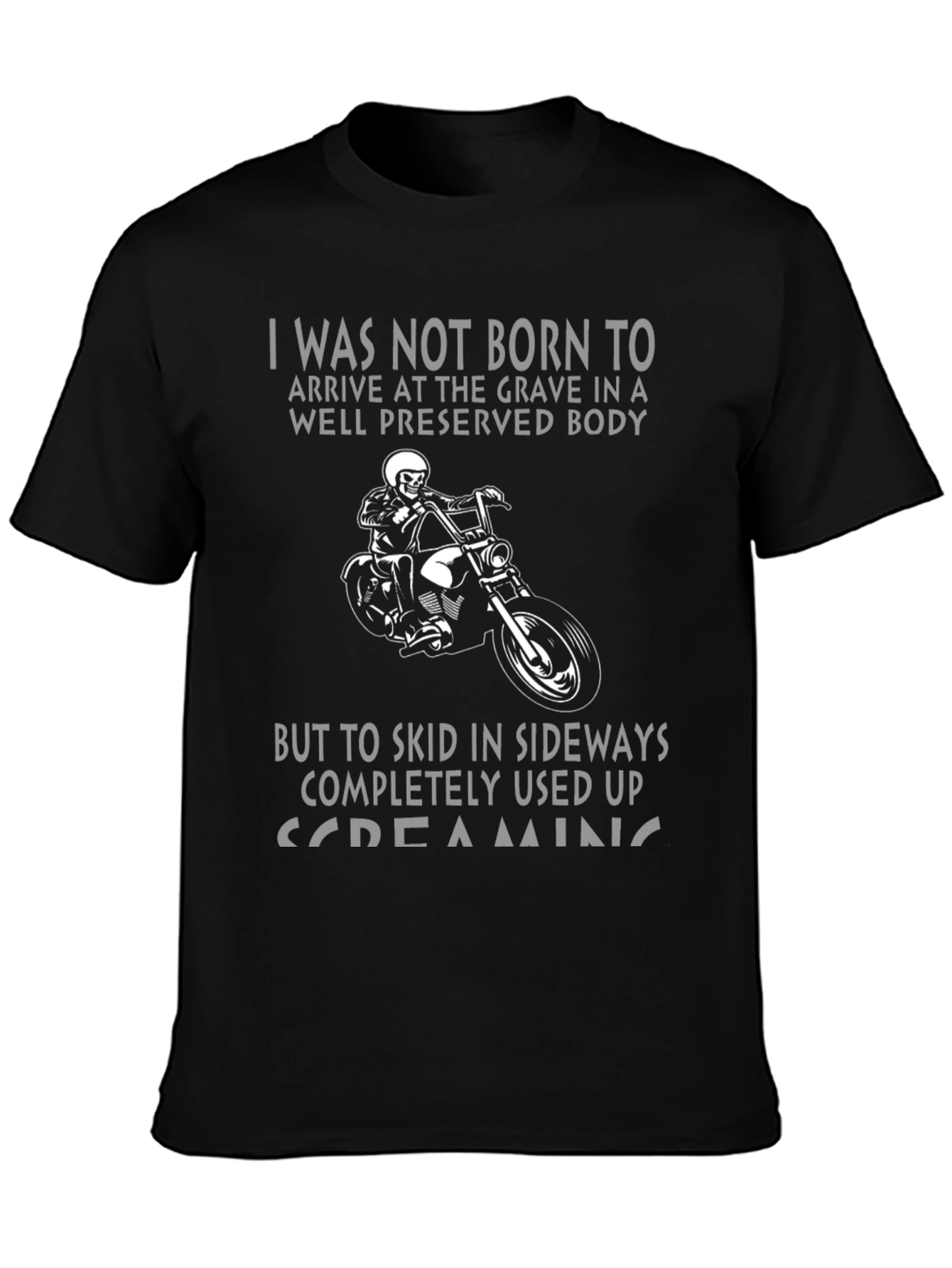 Motorcycle T-Shirt: Live to Ride