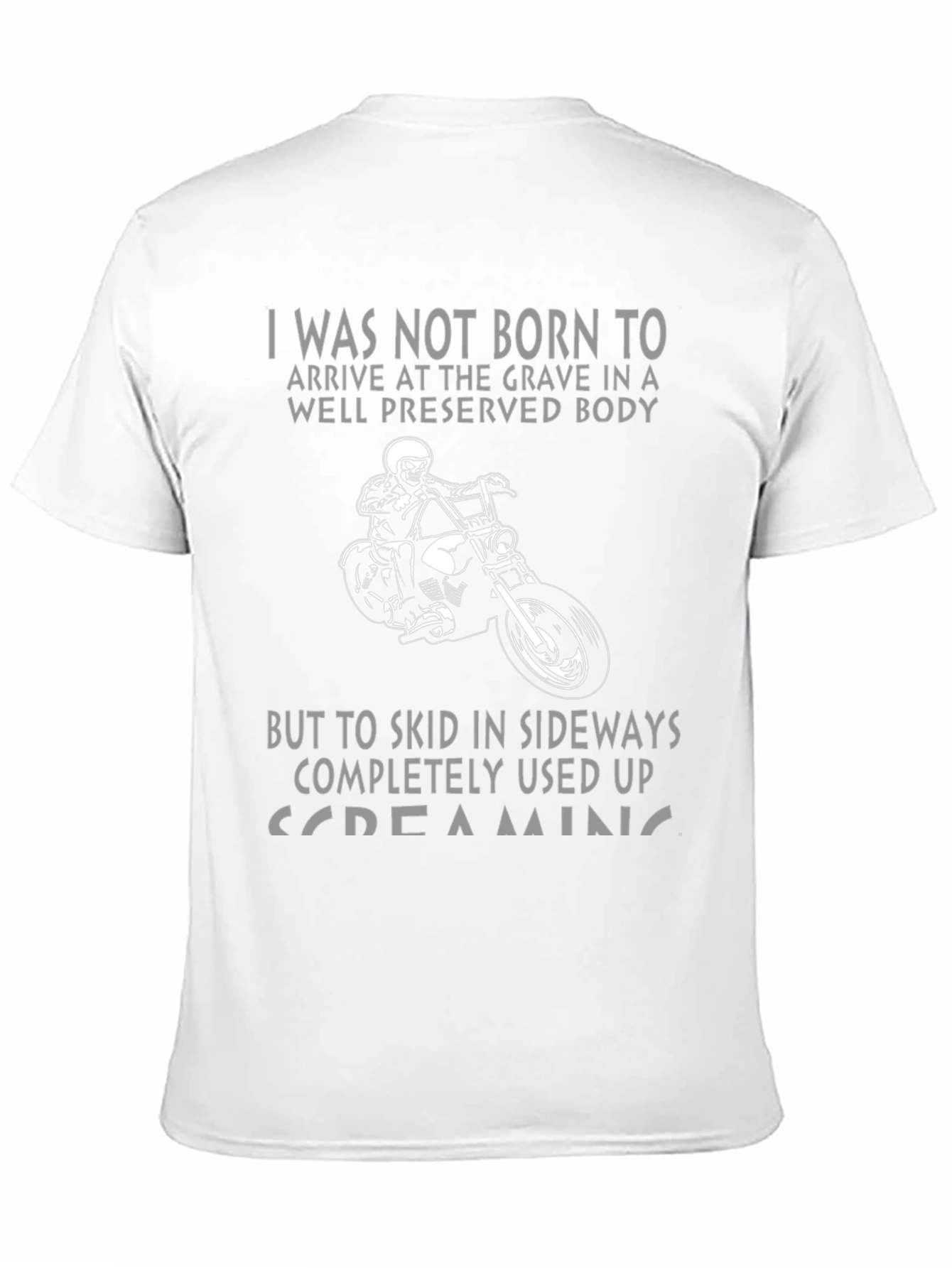 Motorcycle T-Shirt: Live to Ride