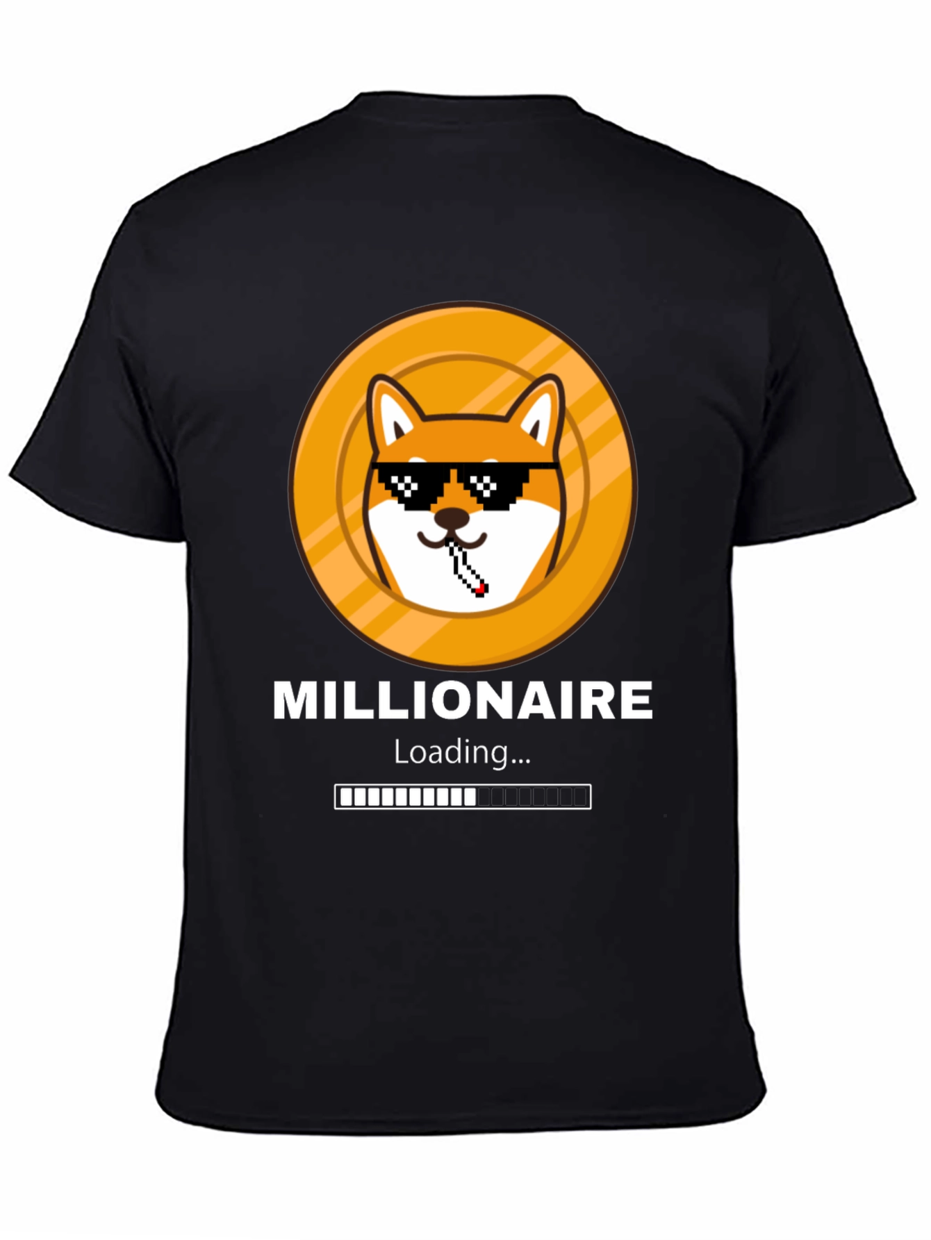 Millionaire Loading Funny Meme Dog T-Shirt