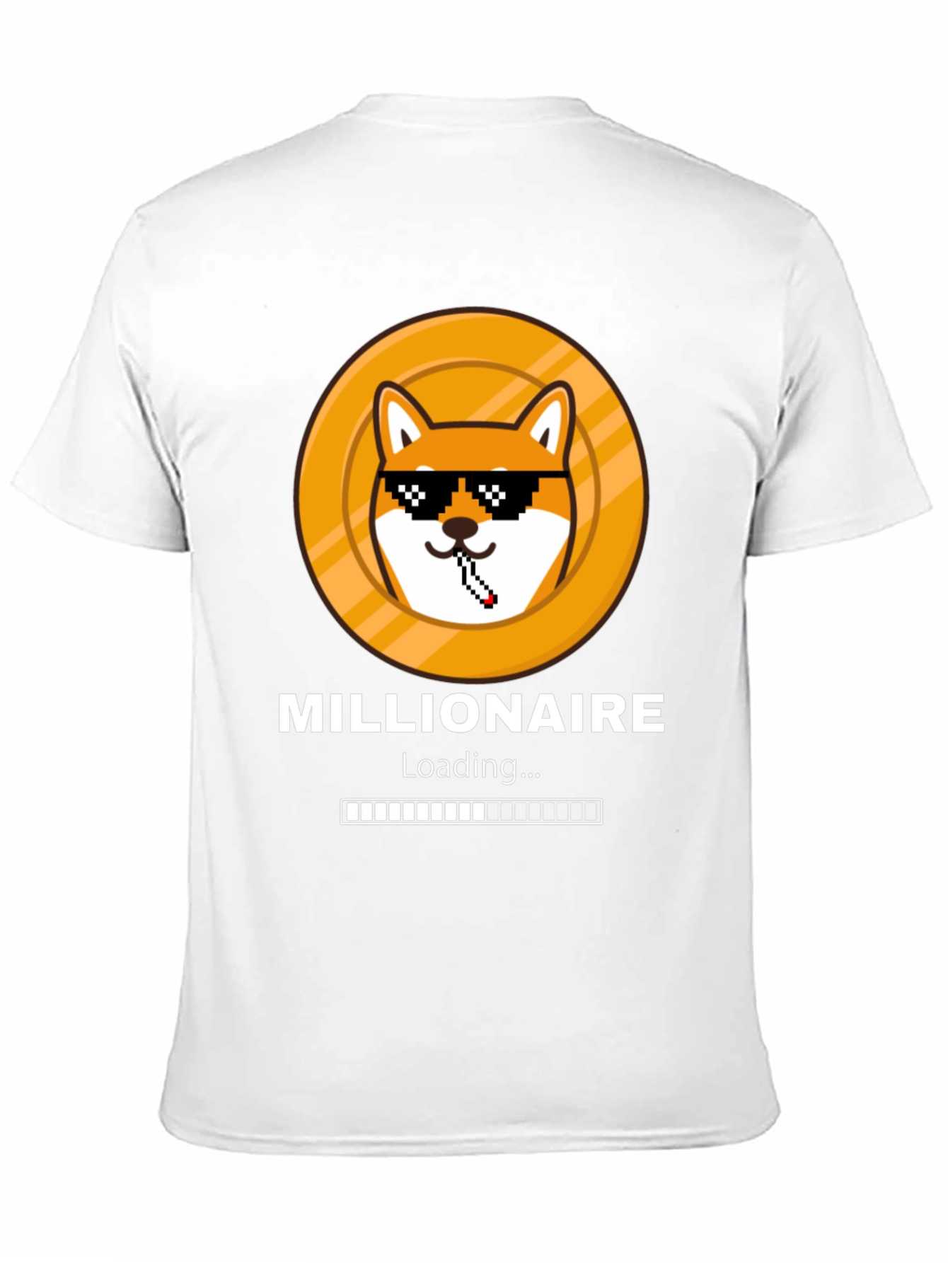 Millionaire Loading Funny Meme Dog T-Shirt