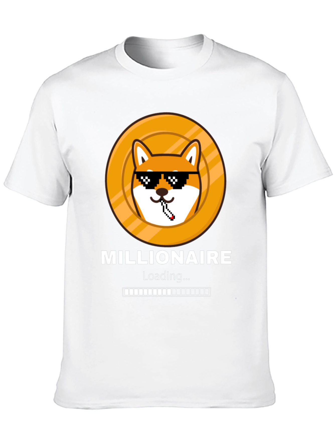 Millionaire Loading Funny Meme Dog T-Shirt