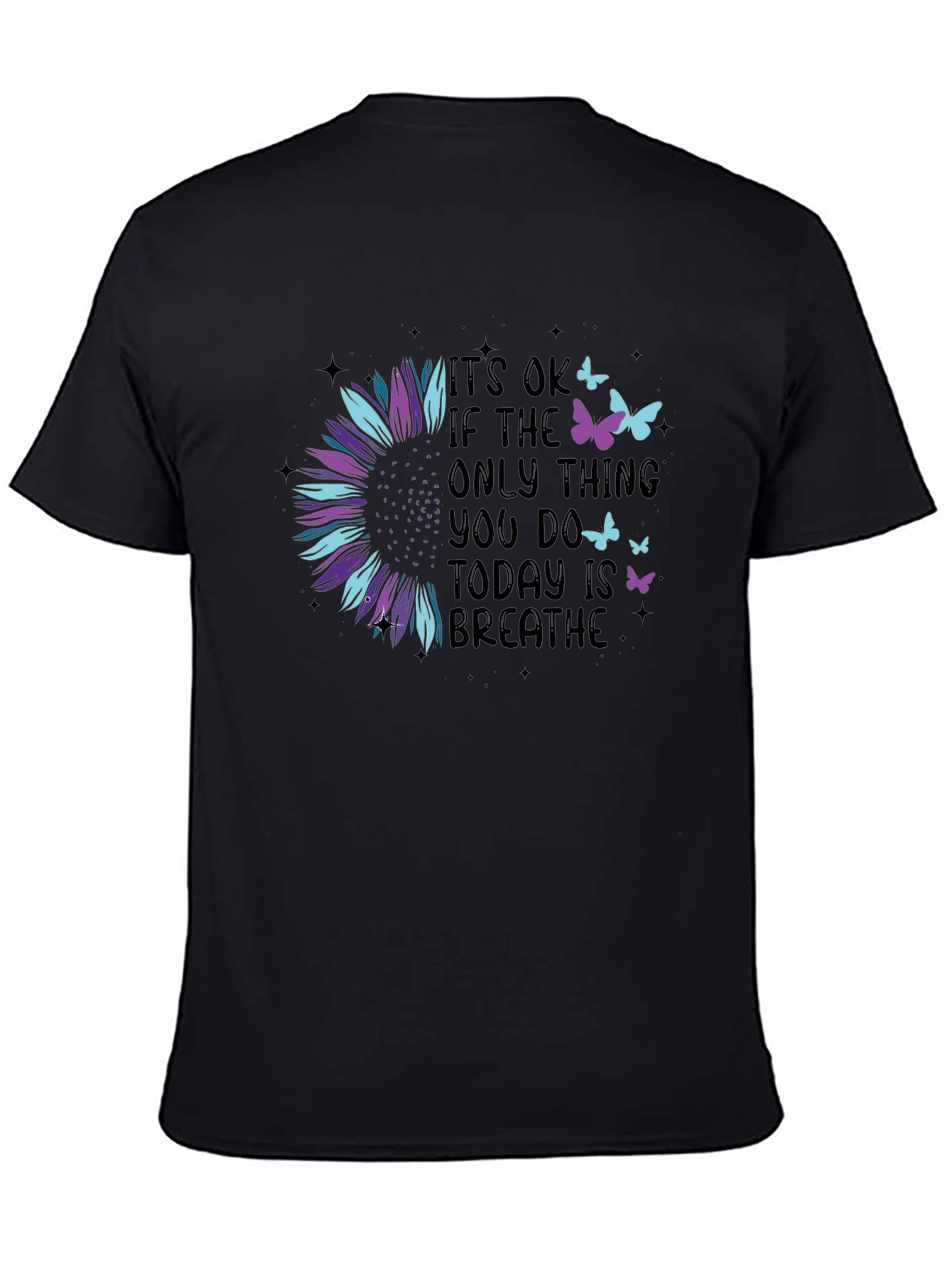 Breathe Sunflower Graphic Tee