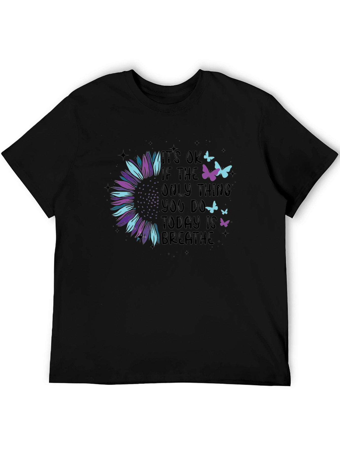 Breathe Sunflower Graphic Tee