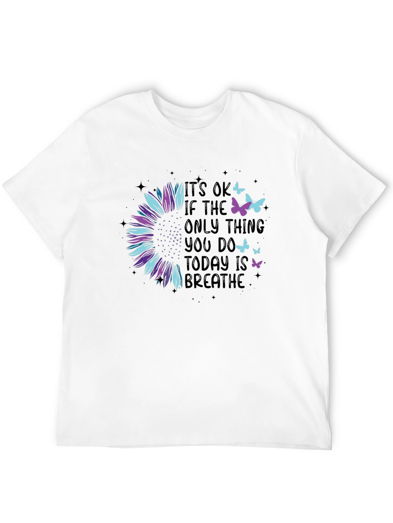 Breathe Sunflower Graphic Tee