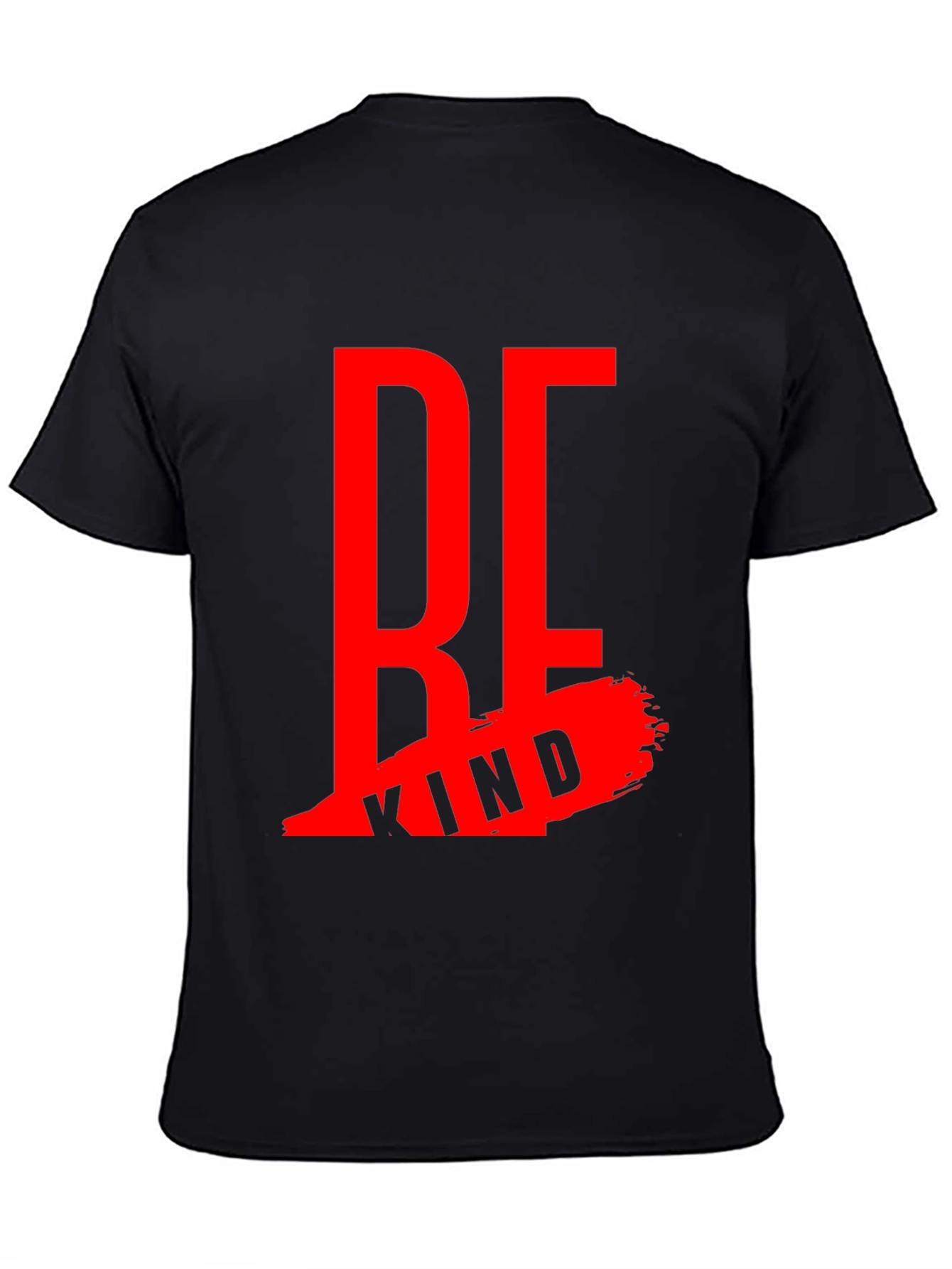 Be Kind Black Graphic Tee - Inspirational Design