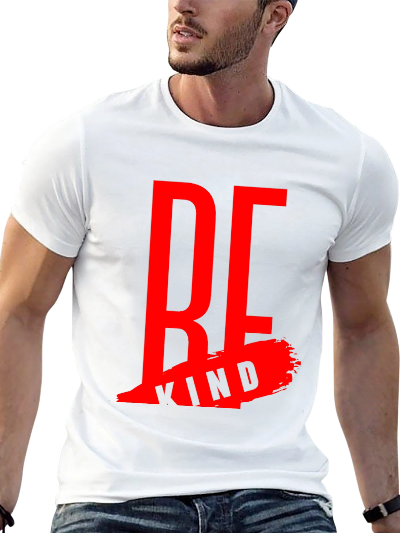 Be Kind Black Graphic Tee - Inspirational Design