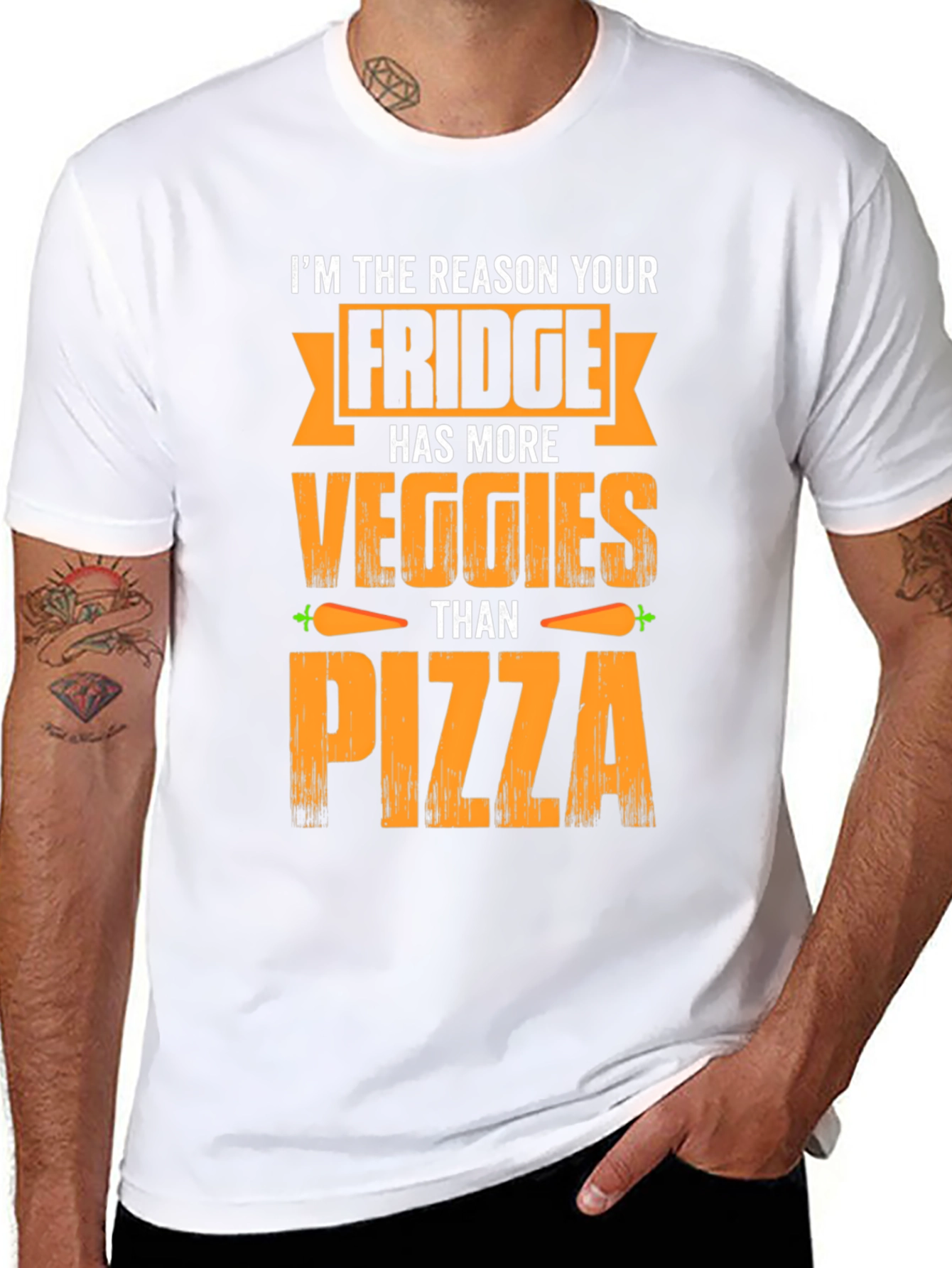 Veggie Lover T-Shirt - Funny Vegetarian Graphic Tee