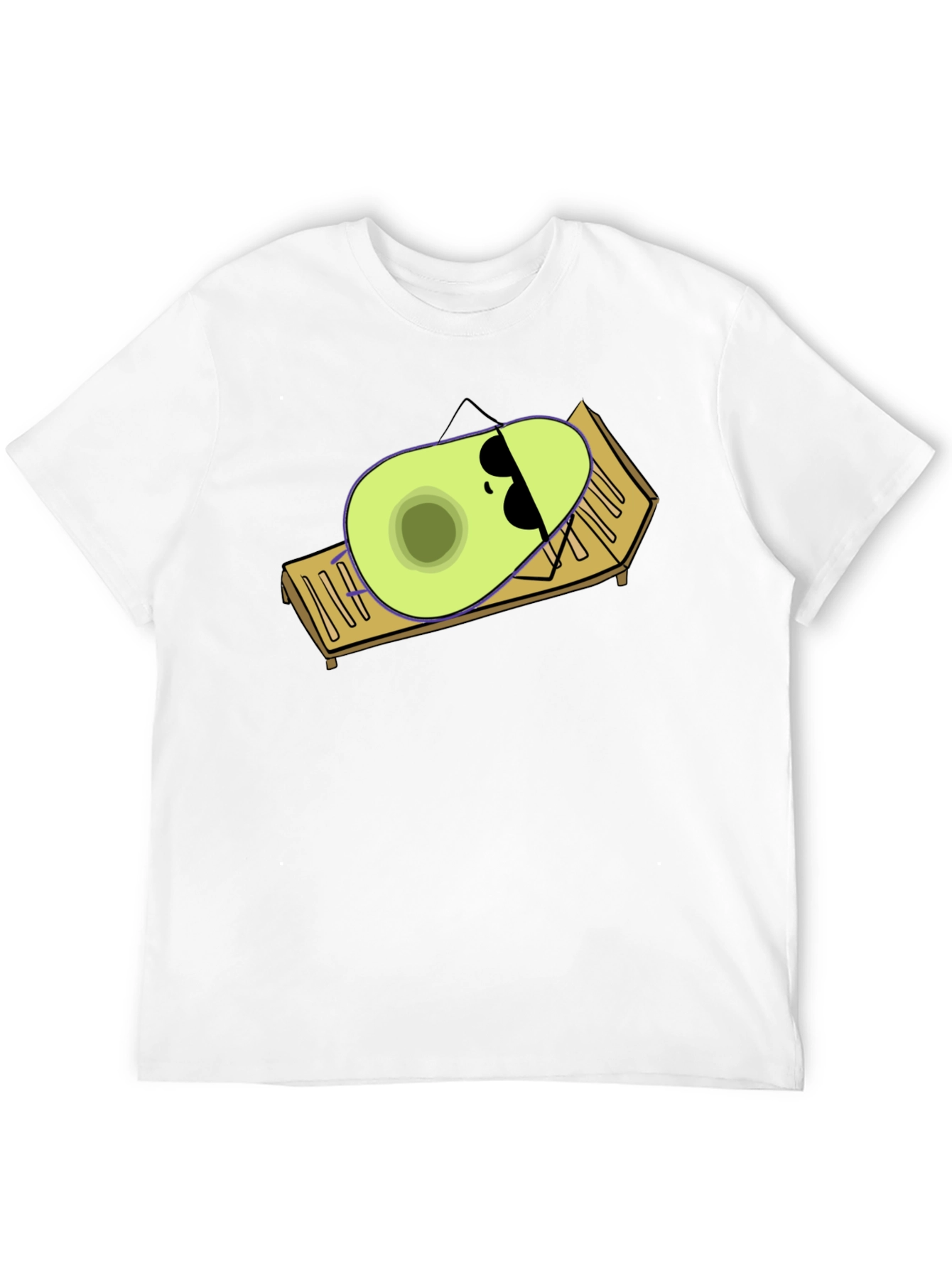 Relaxing Avocado Graphic Tee - Suns Out Pits Out!