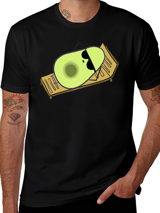 Relaxing Avocado Graphic Tee - Suns Out Pits Out!