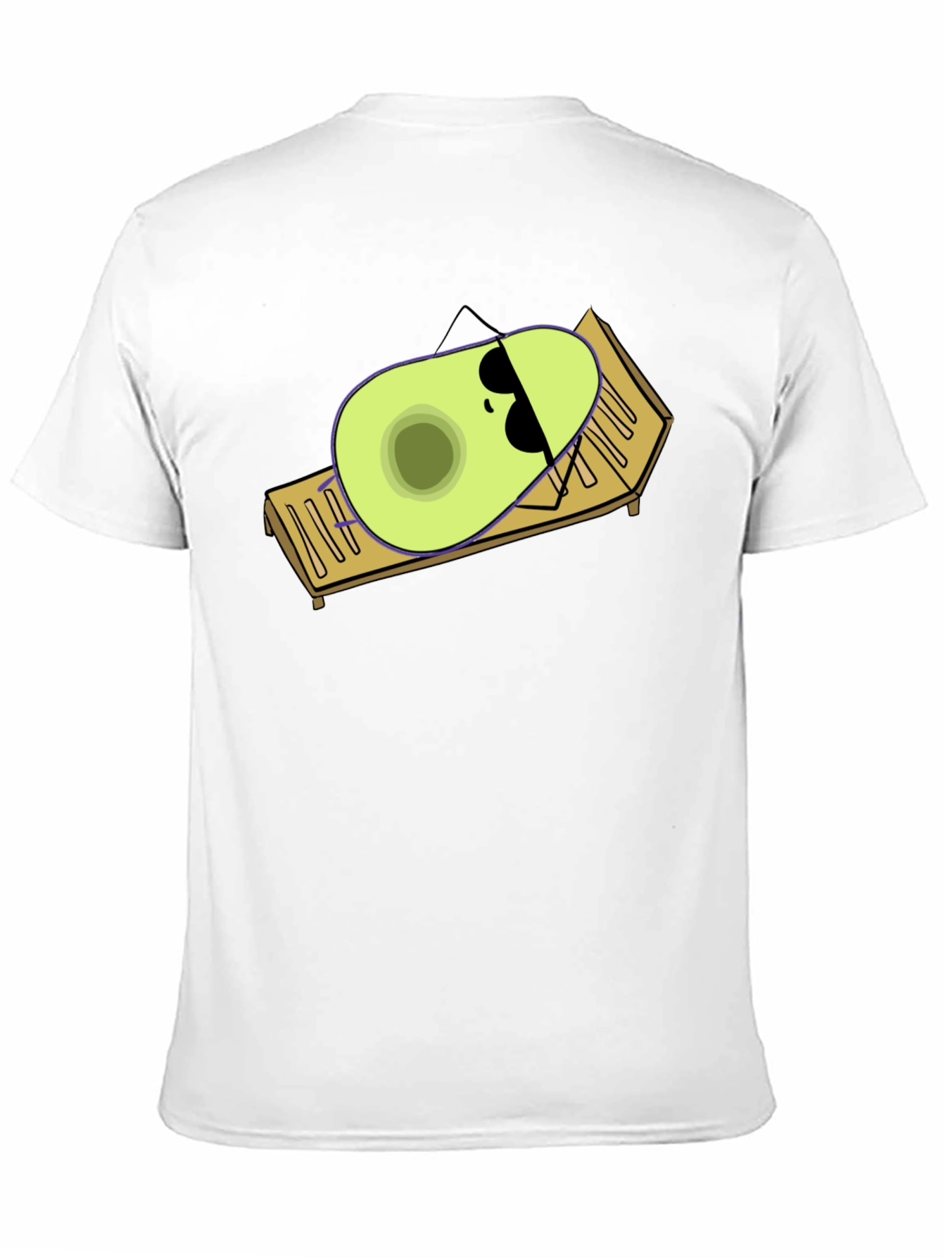 Relaxing Avocado Graphic Tee - Suns Out Pits Out!