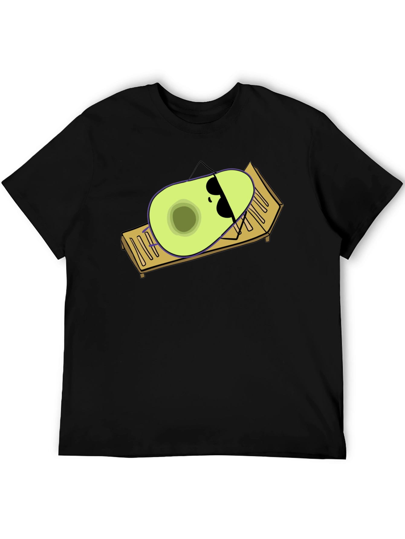 Relaxing Avocado Graphic Tee - Suns Out Pits Out!