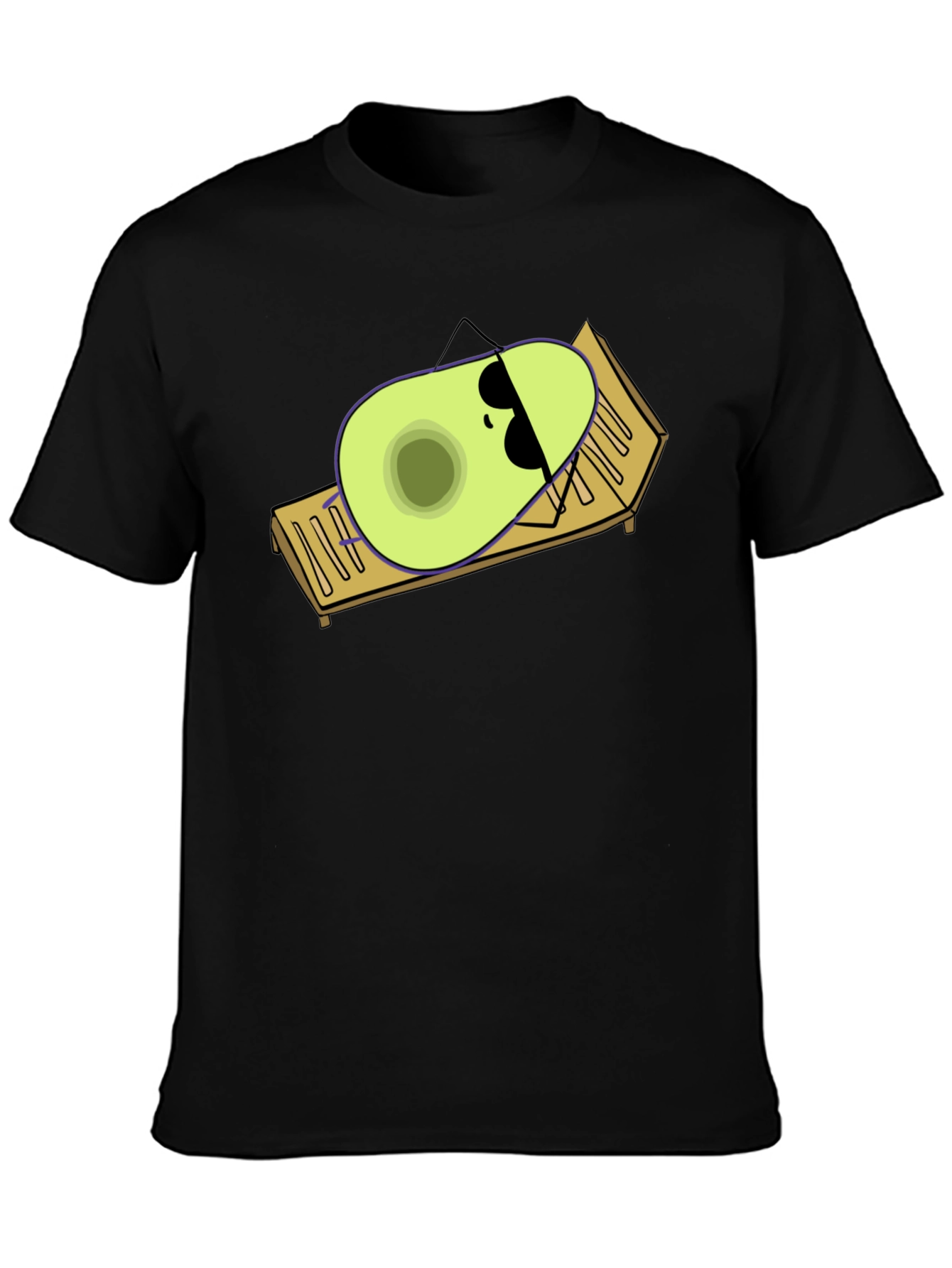 Relaxing Avocado Graphic Tee - Suns Out Pits Out!