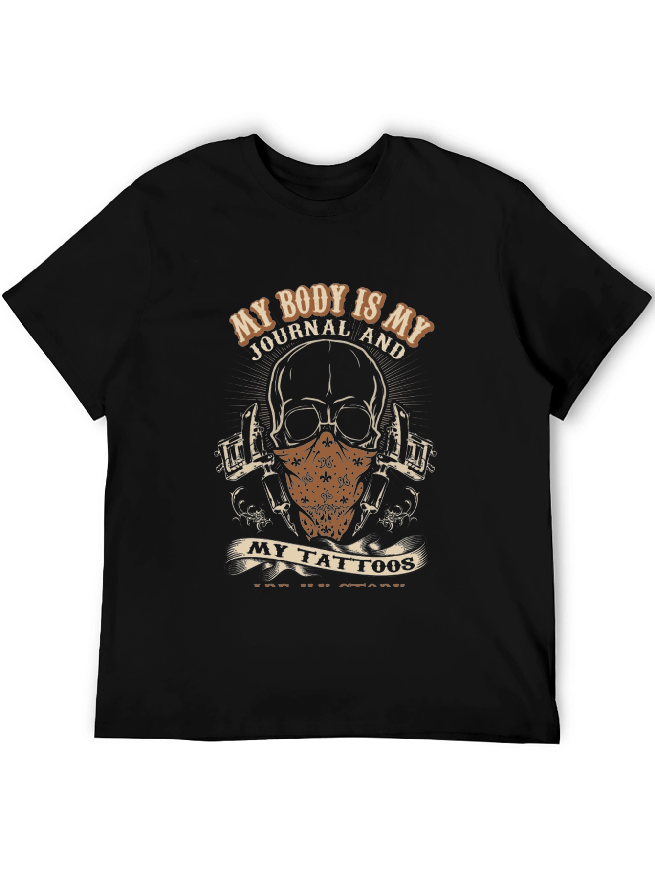 Tattoo Story Graphic Tee - Black