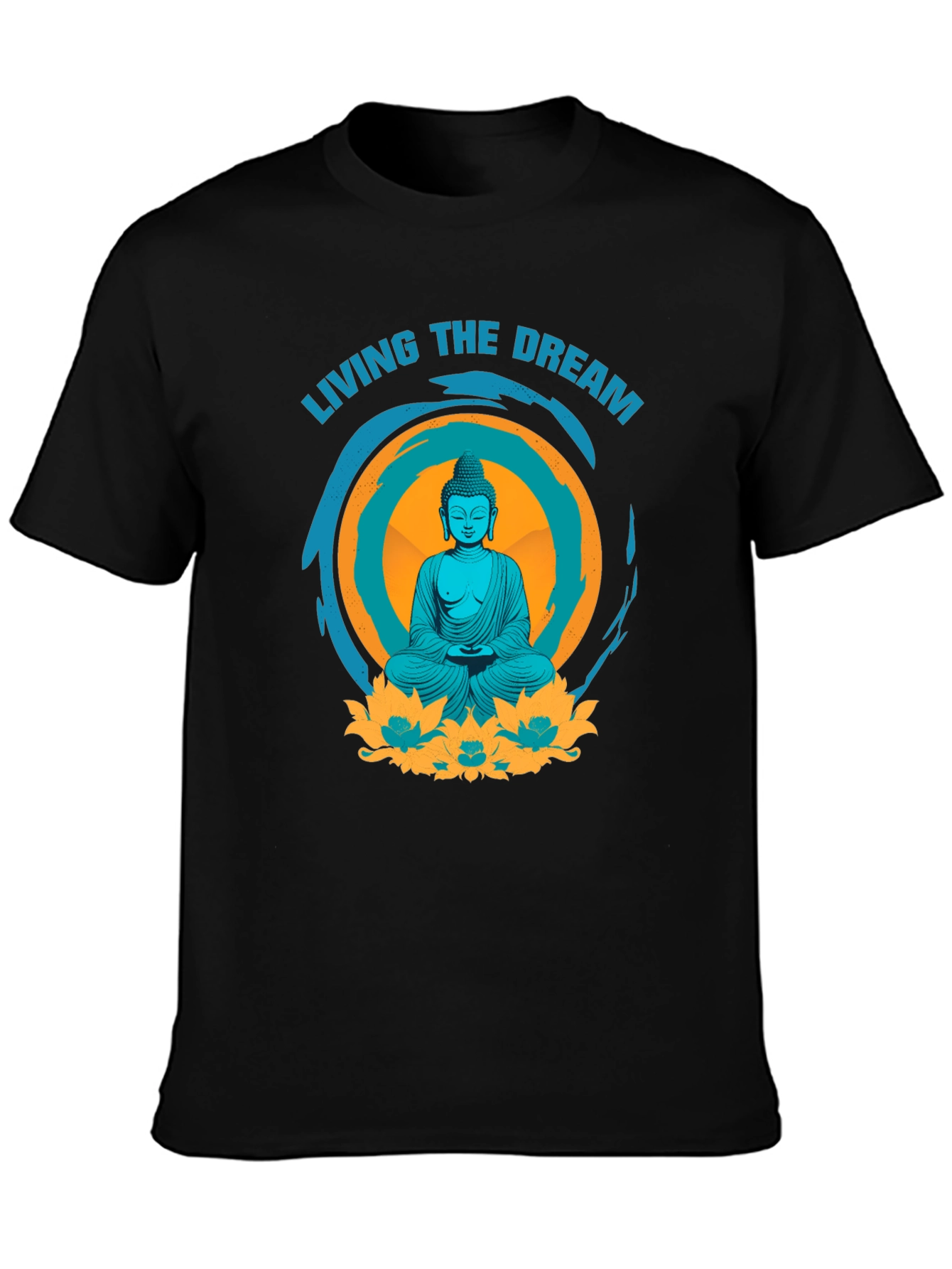 Living the Dream Buddha Graphic Tee