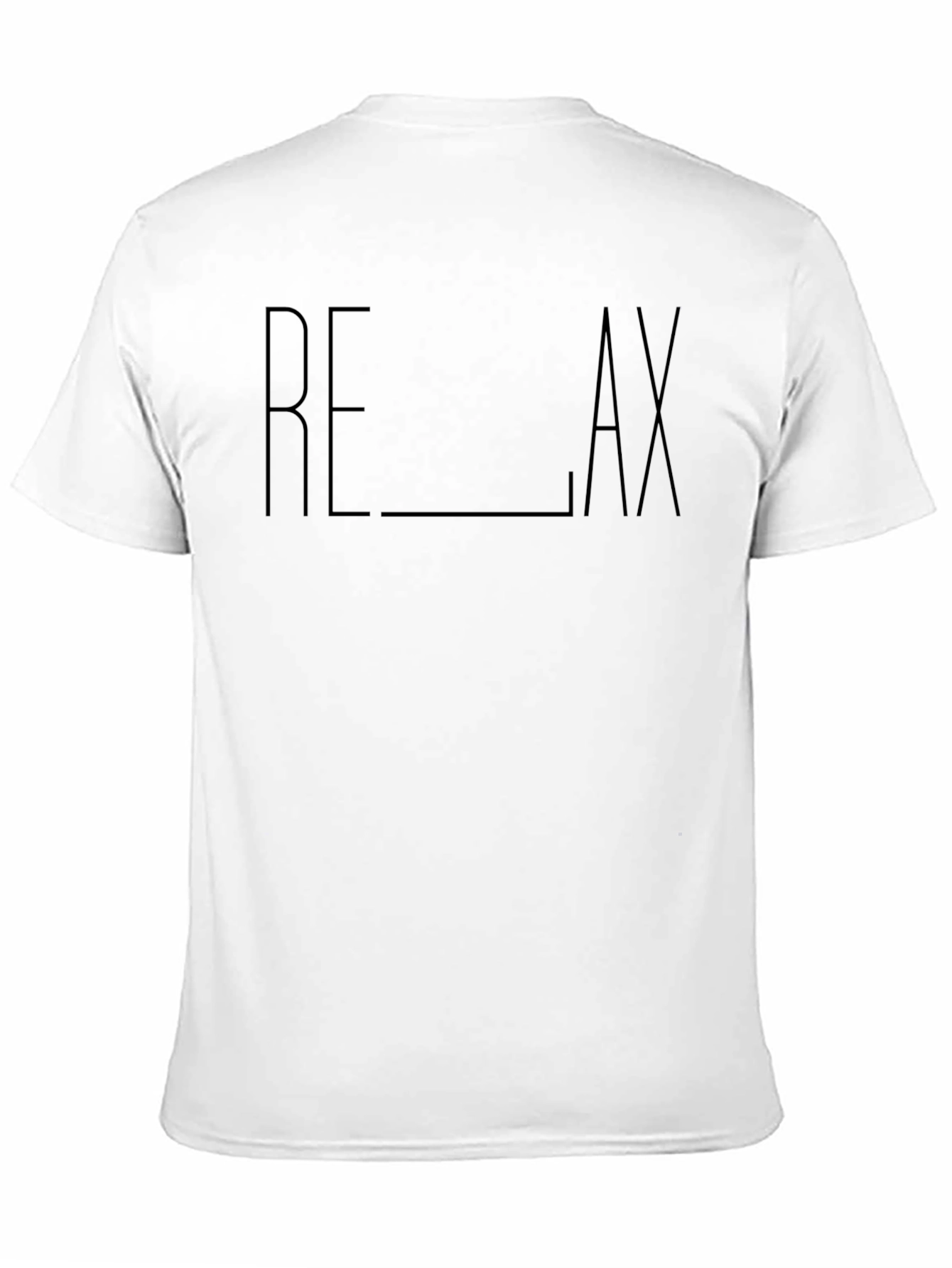 Relax Graphic Tee - Minimalist Design