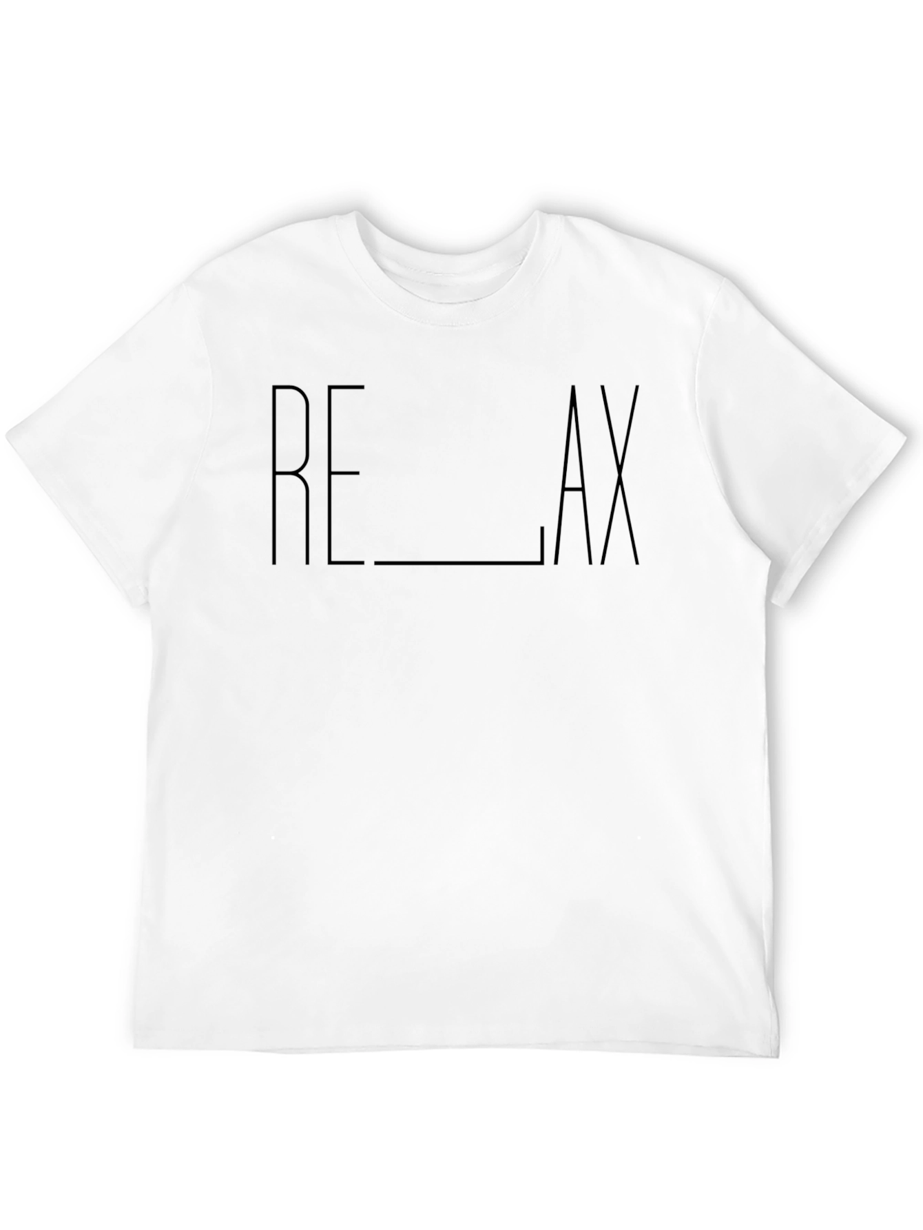 Relax Graphic Tee - Minimalist Design